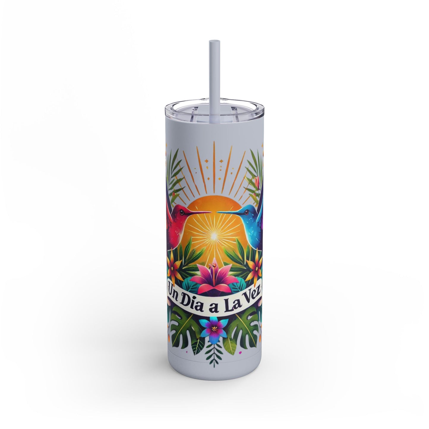 "Un Día a La Vez" Skinny Tumbler (20oz)