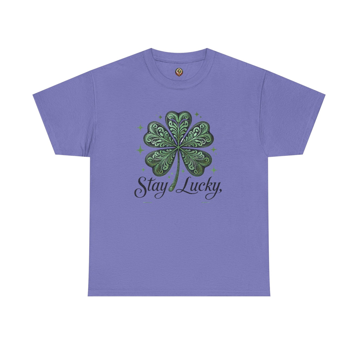 Stay Lucky π Unisex Heavy Cotton Tee β Classic Fit, All-Day Comfort
