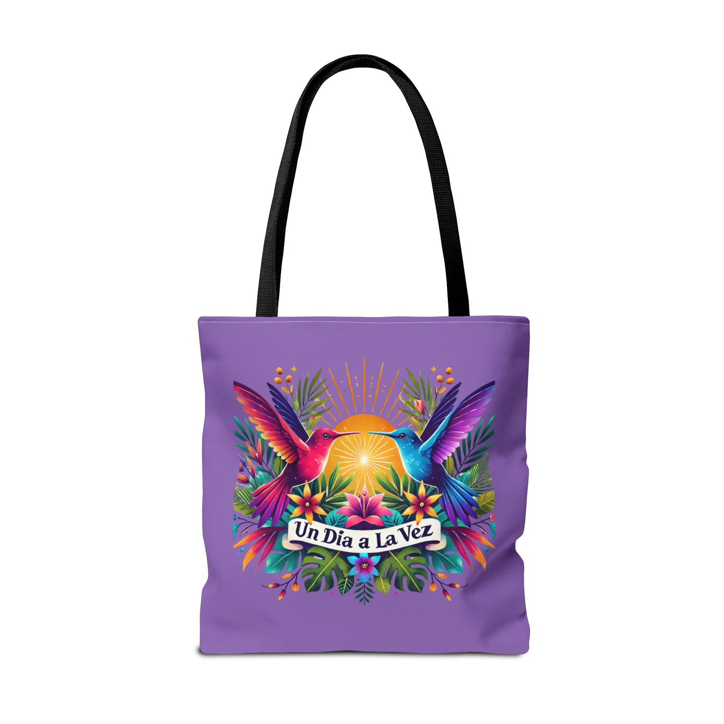 "Un Día a la Vez" Tropical Sunrise Tote Bag