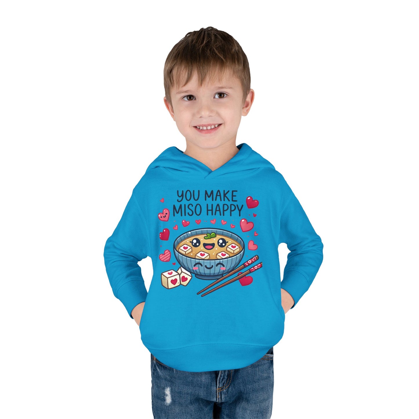 "You Make Miso Happy" Toddler Hoodie
