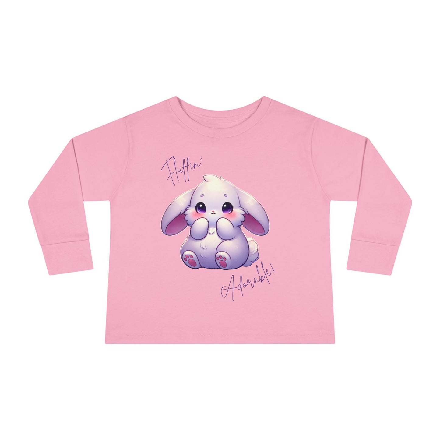 “Fluffin’ Adorable” – Toddler Long Sleeve Tee