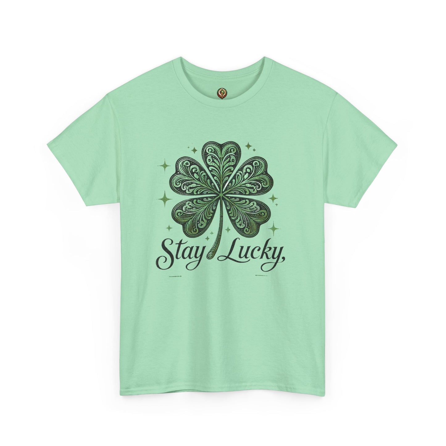 Stay Lucky π Unisex Heavy Cotton Tee β Classic Fit, All-Day Comfort