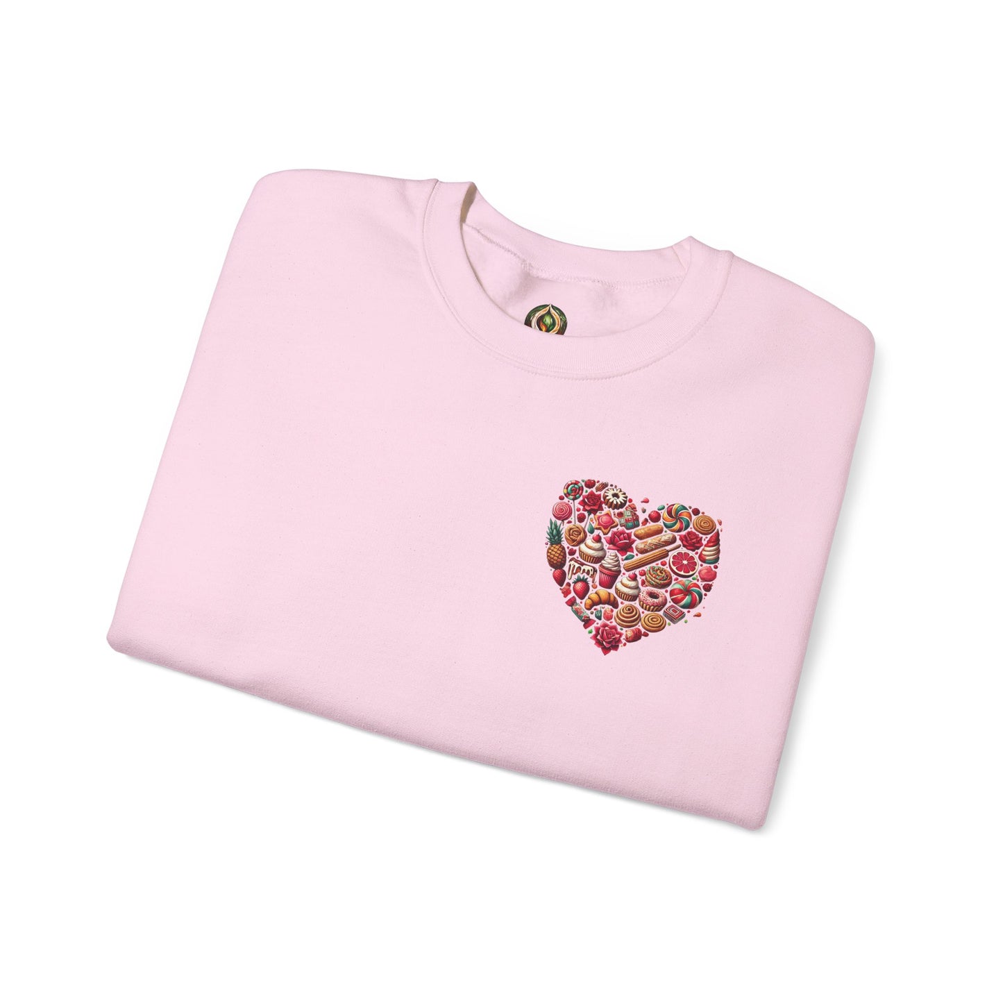 "Love in Every Stitch" Crewneck Sweatshirt