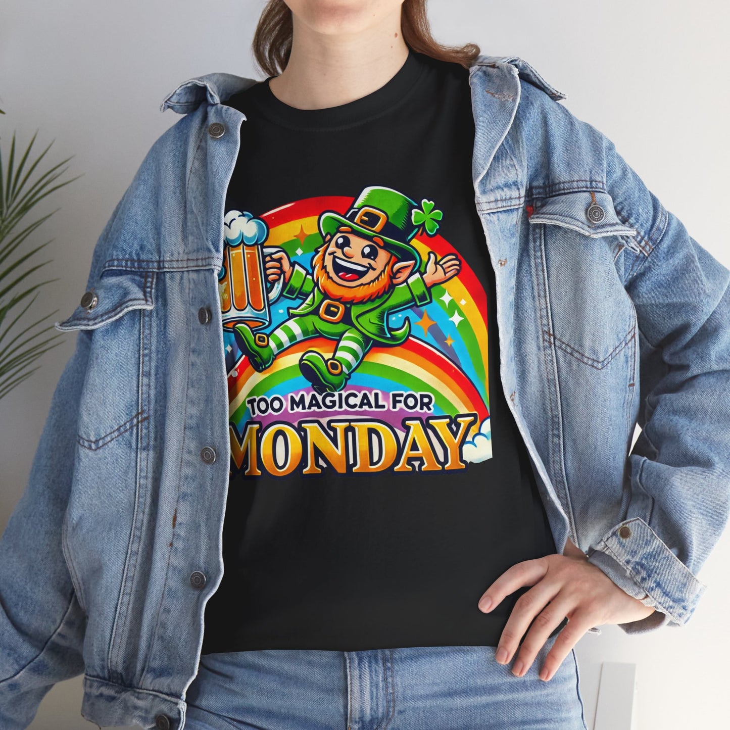 "Too Magical for Monday" St. Patrick’s Day Shirt – Unisex Lucky Tee
