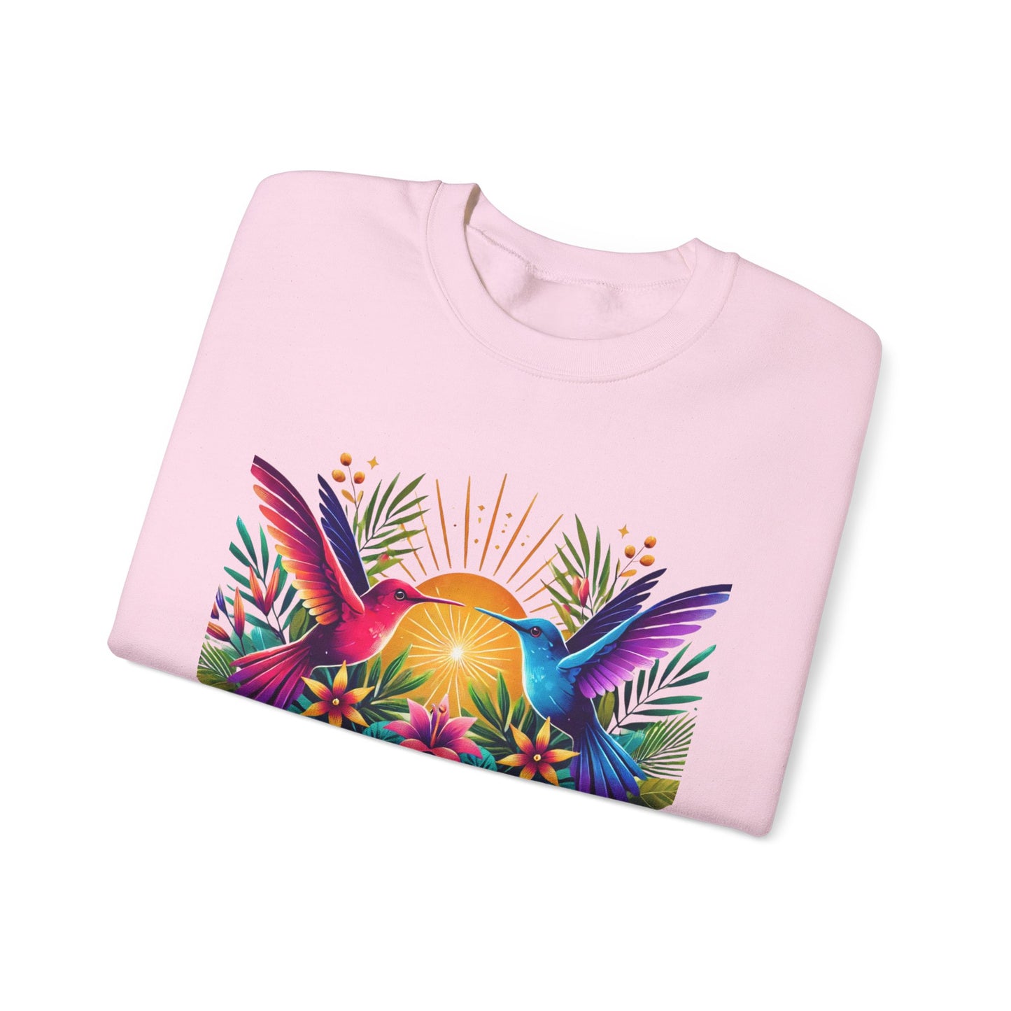 "Un Día a La Vez" Tropical Sunrise Crewneck Sweatshirt
