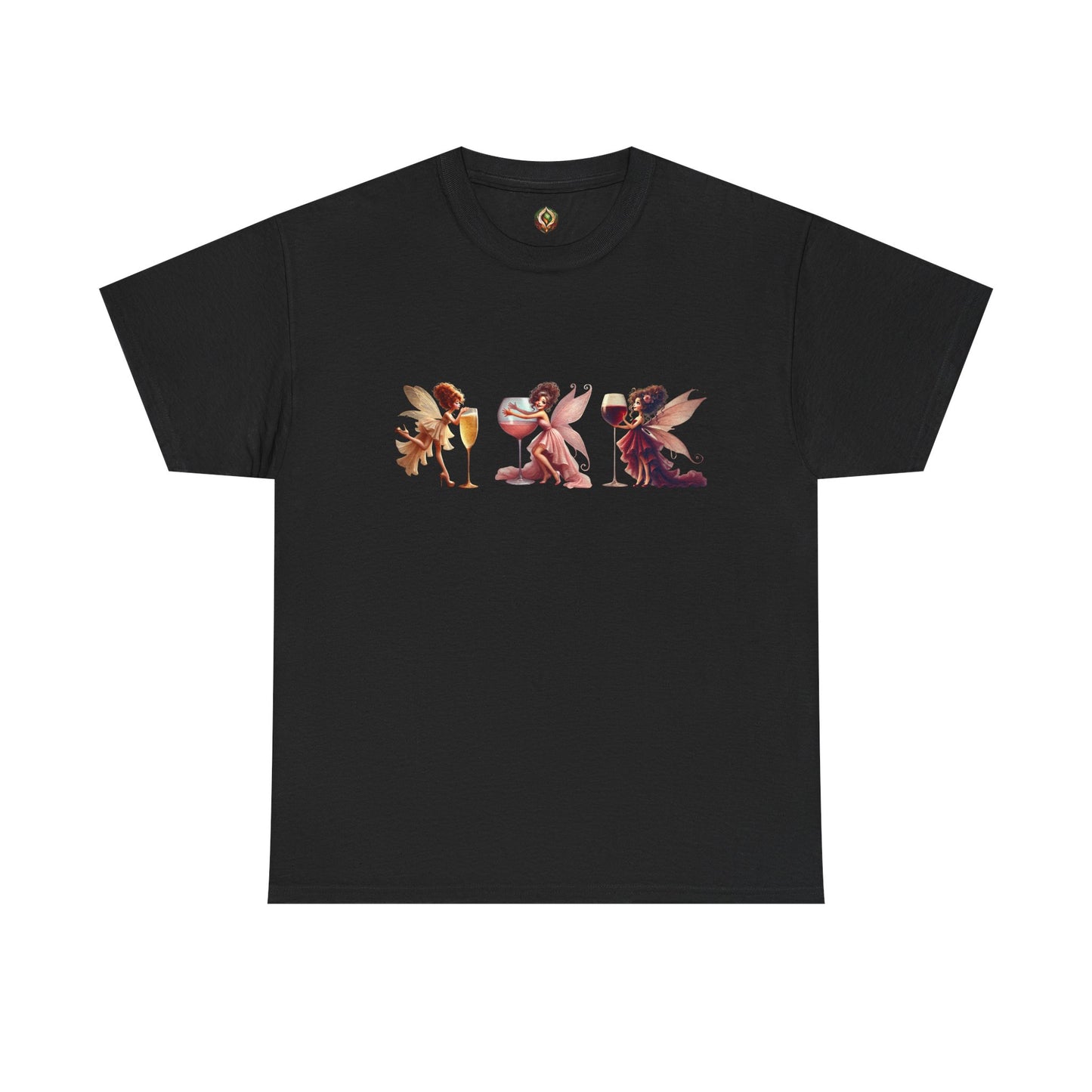 Spirited Sips & Whimsy Wings β Unisex Heavy Cotton Tee