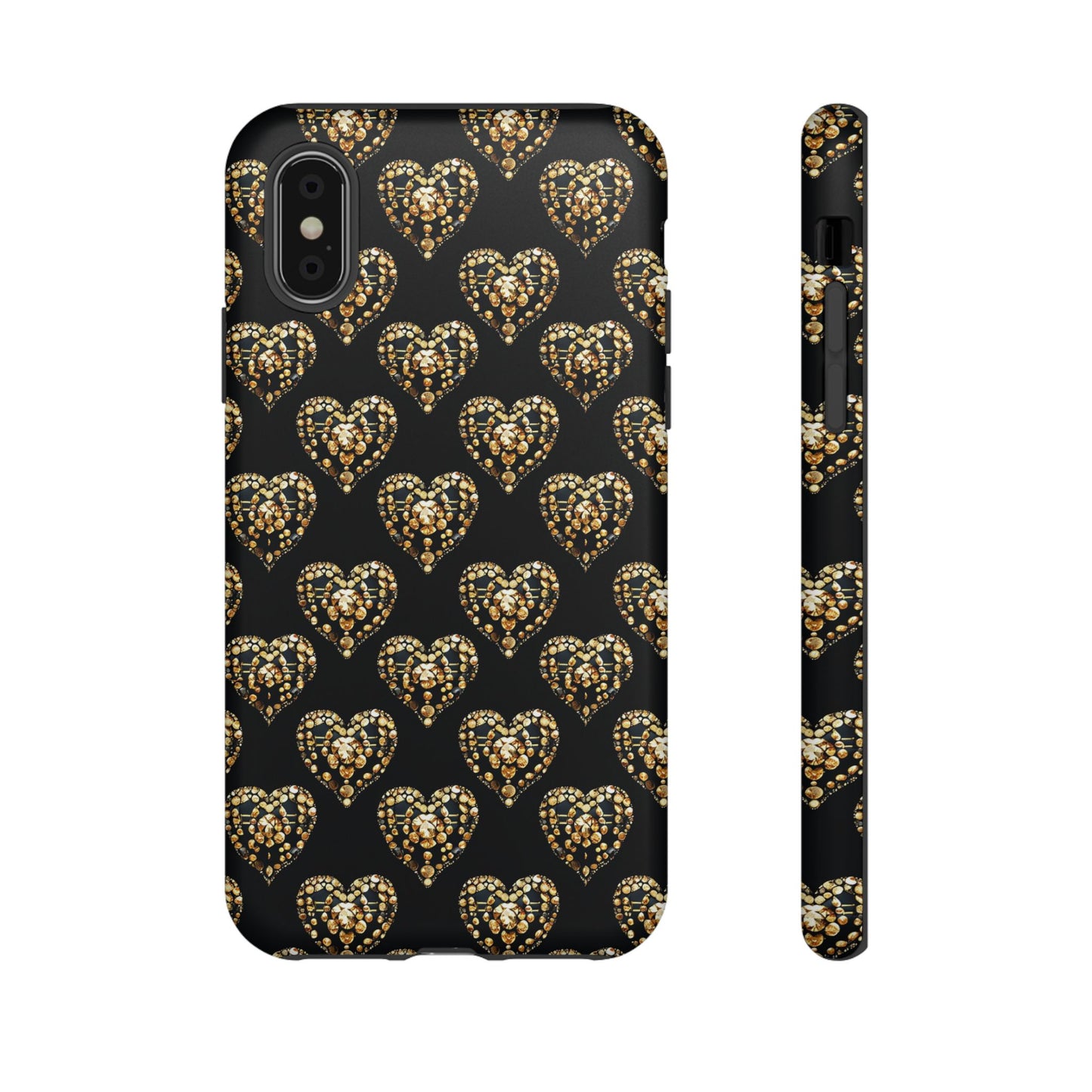 Golden Heart Luxe Phone Case