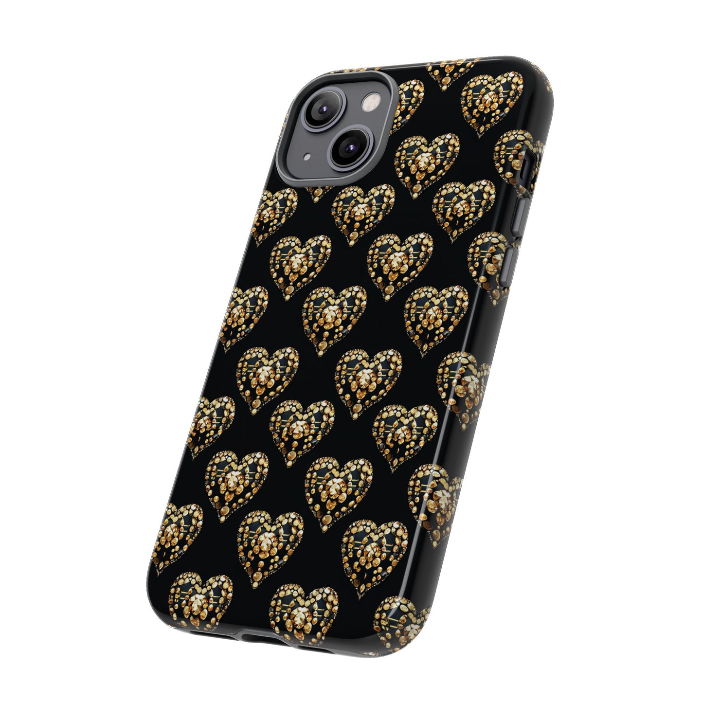 Golden Heart Luxe Phone Case