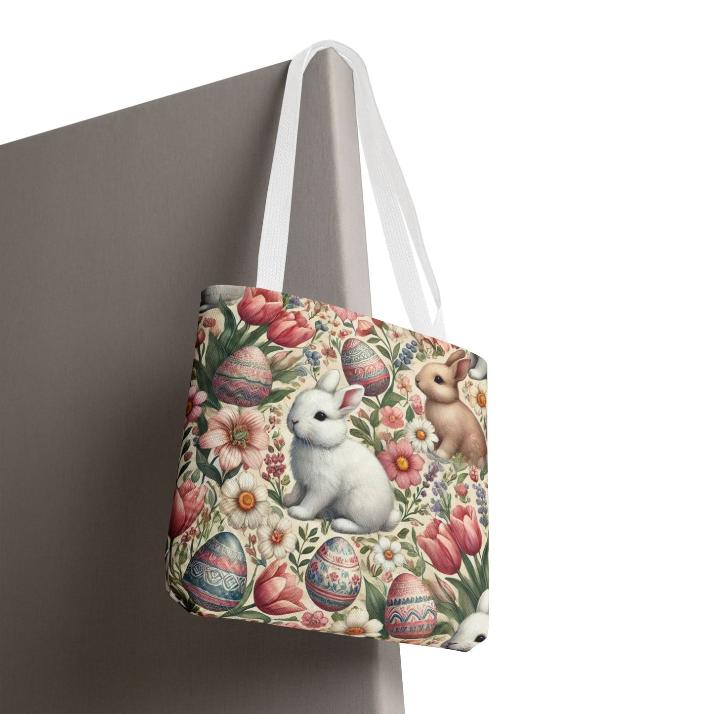 Spring Meadow Bunny Tote Bag🌸🐰