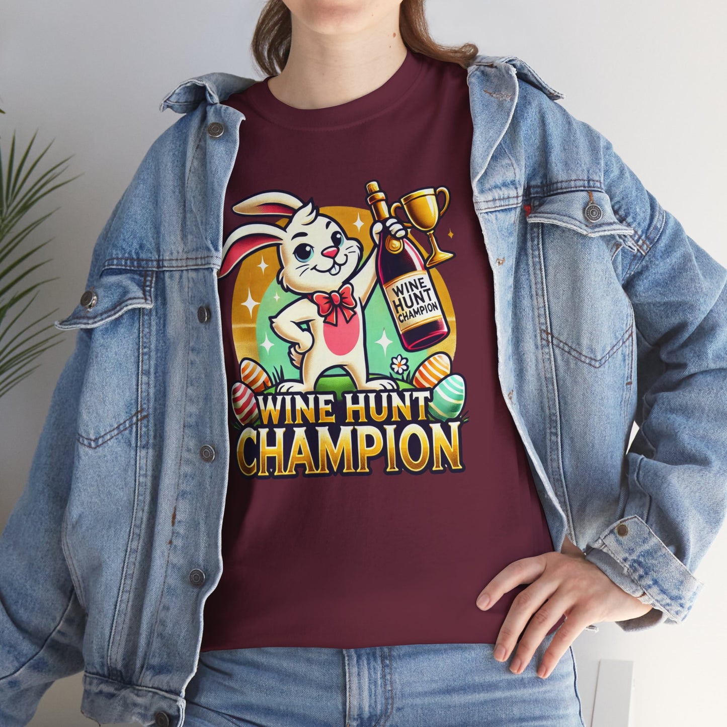 Wine Hunt Champion – Unisex Heavy Cotton Tee 🍷🏆