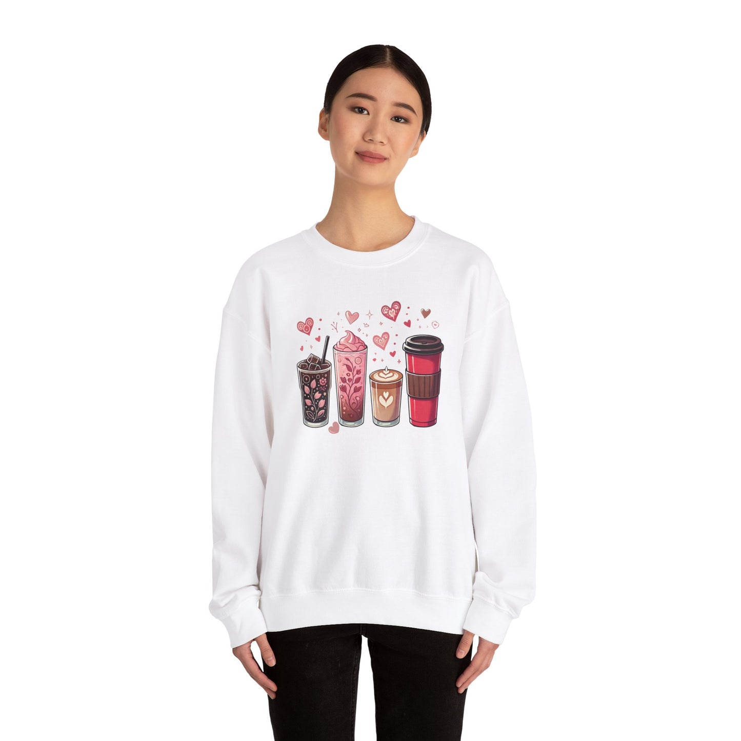 "Cup of Love" Coffee Lovers Crewneck