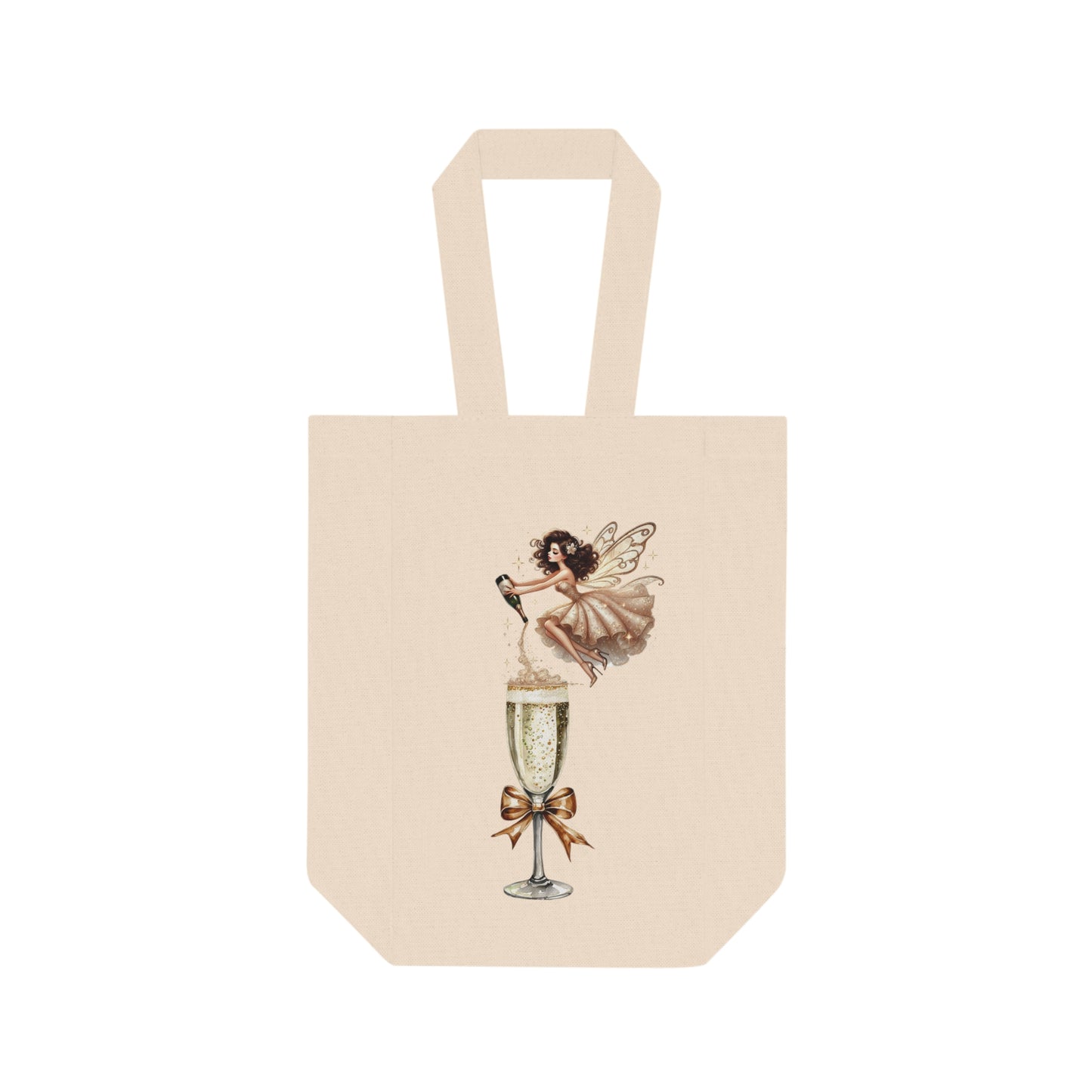 Pop, Fizz, Flutter – Double Wine Tote Bag