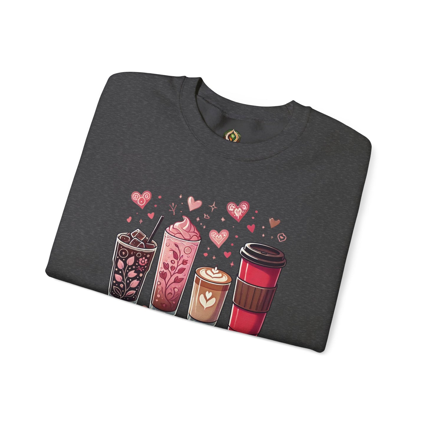 "Cup of Love" Coffee Lovers Crewneck