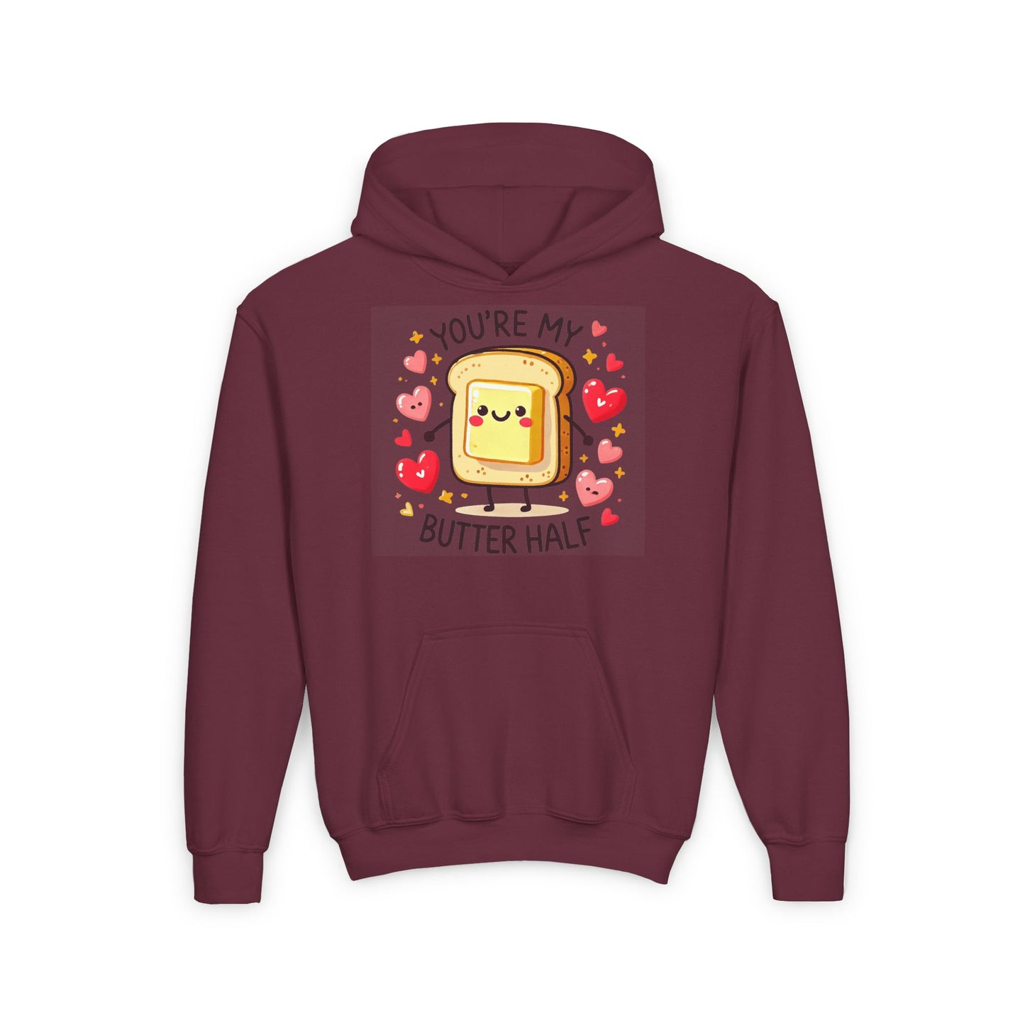 "You’re My Butter Half" Youth Hoodie