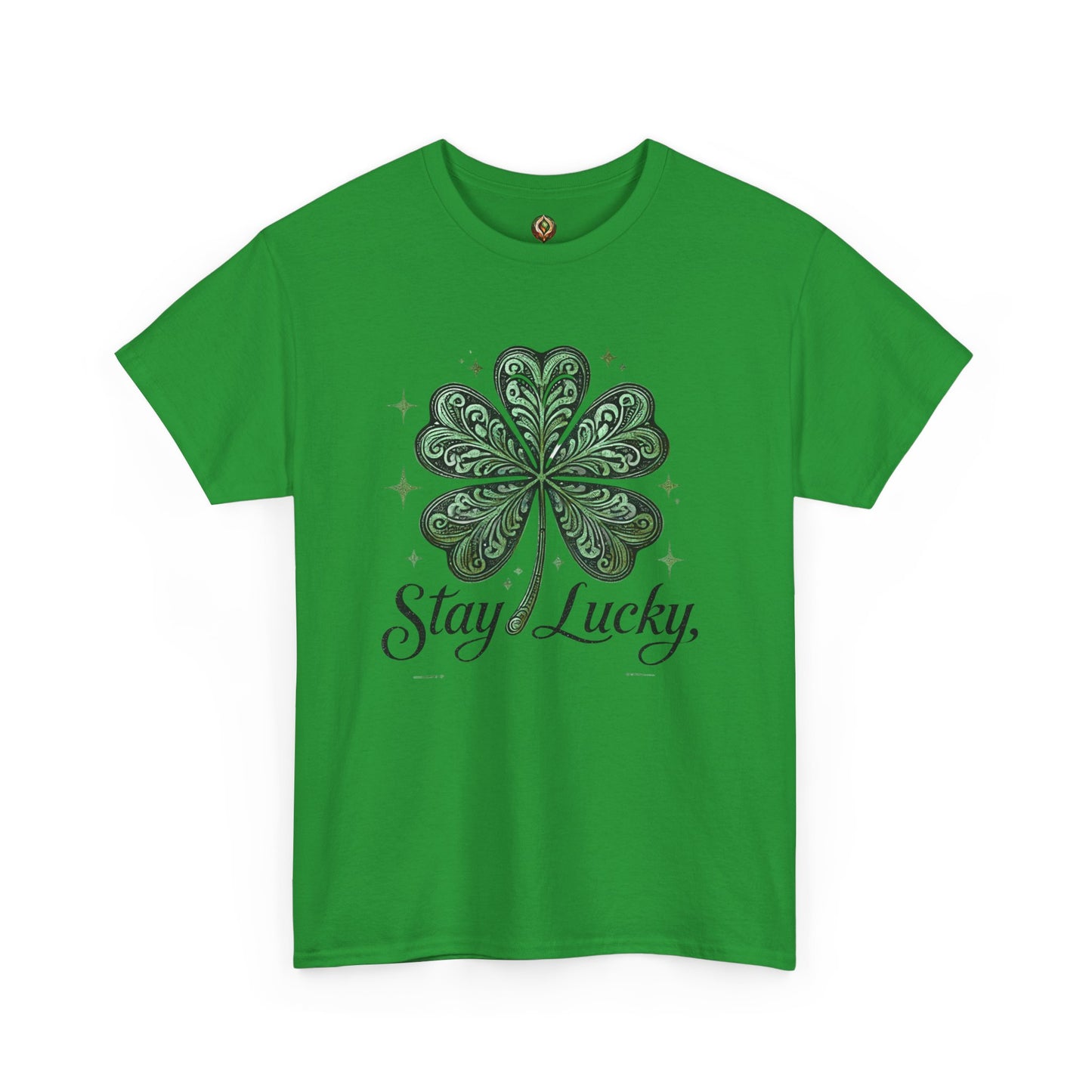 Stay Lucky π Unisex Heavy Cotton Tee β Classic Fit, All-Day Comfort