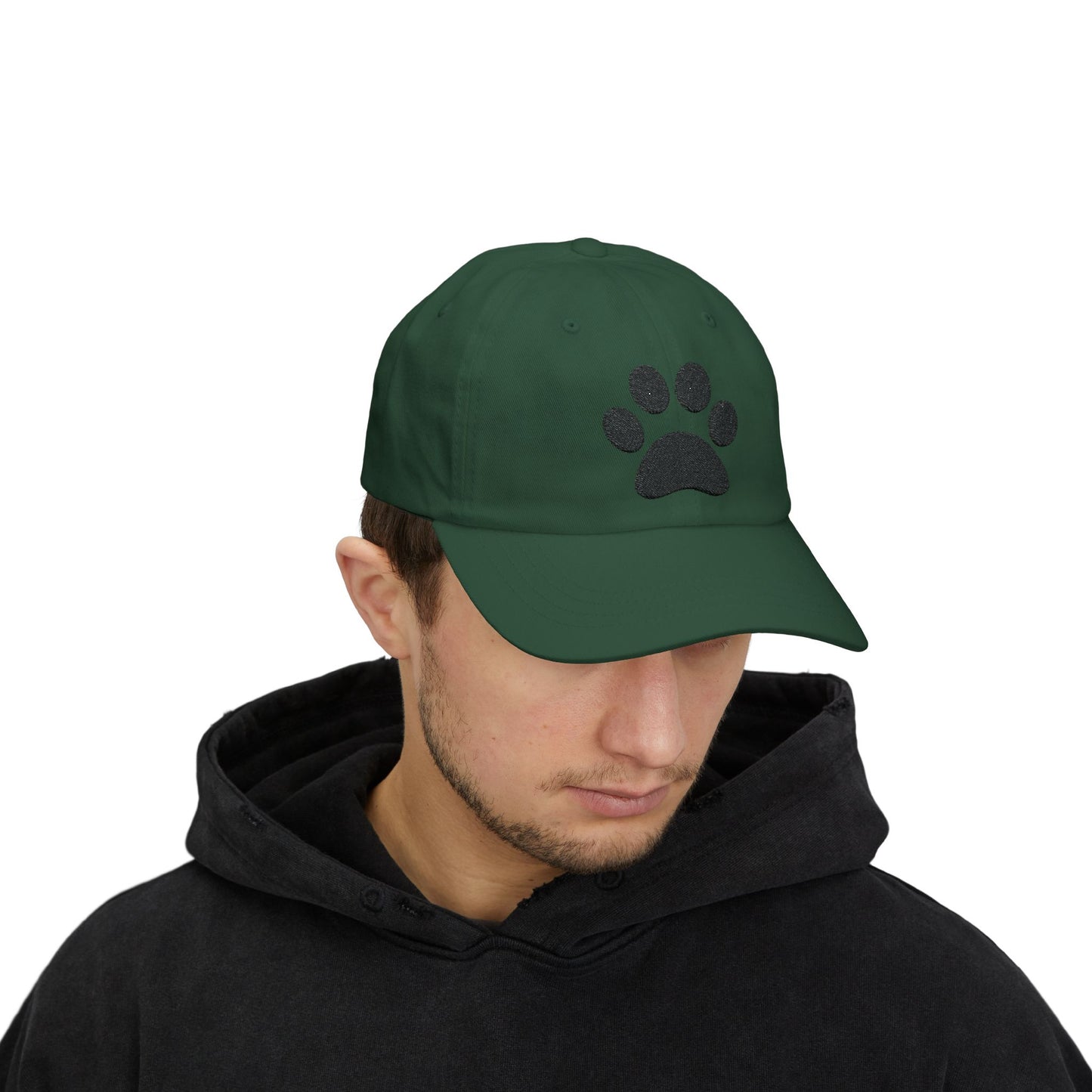Minimalist Paw Print – Classic Dad Cap
