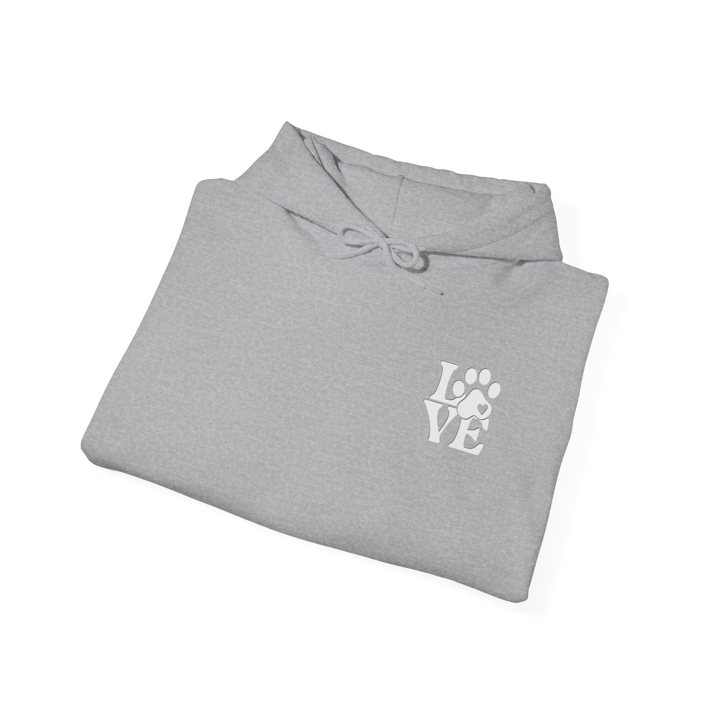 Cozy Love Paw-Print Unisex Hoodie
