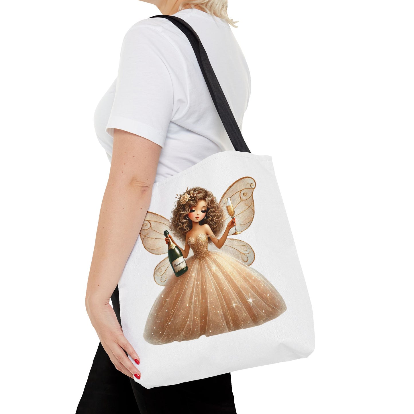 Golden Belle of Champagne Dreams – Luxe Tote Bag