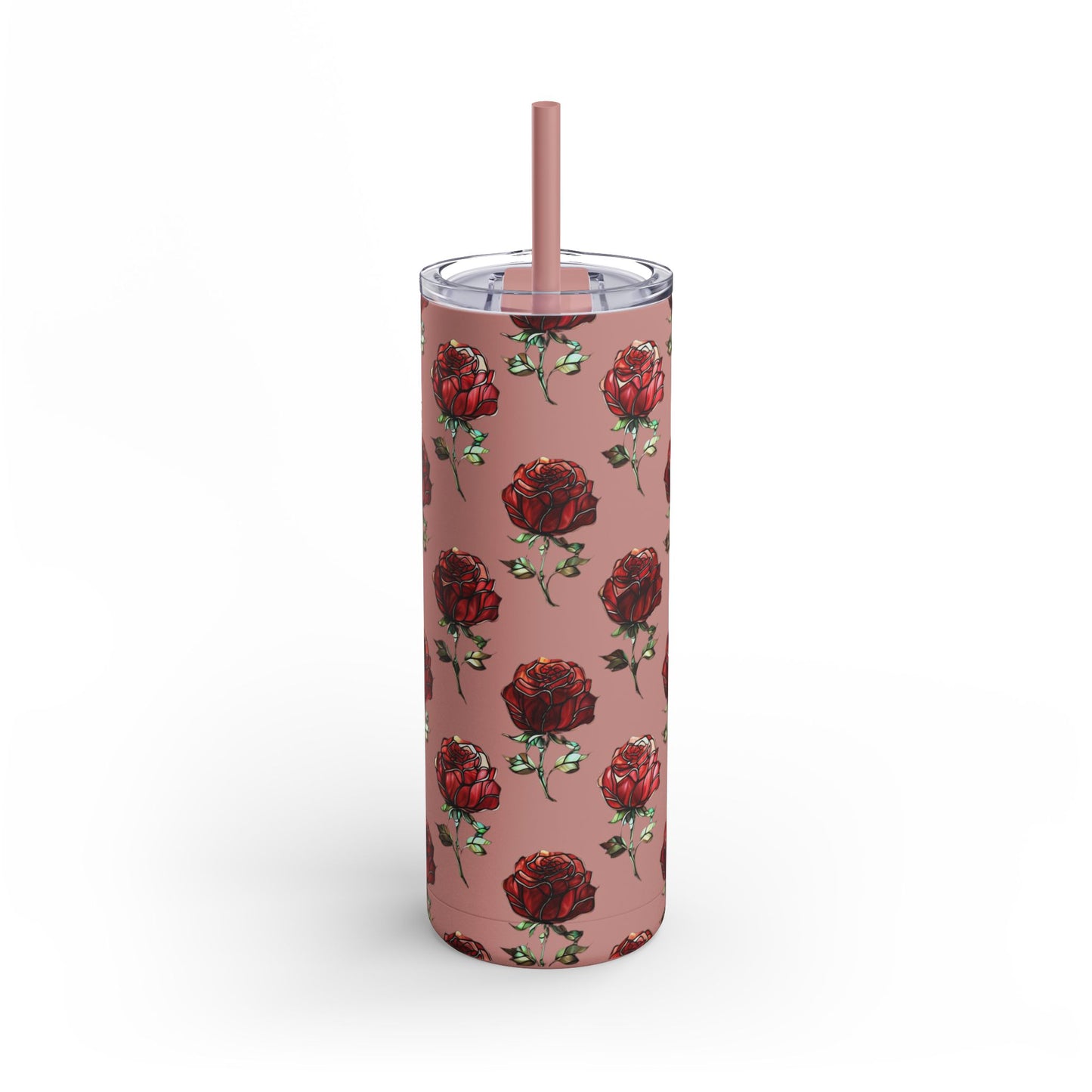 "Timeless Roses" Skinny Matte Tumbler, 20oz