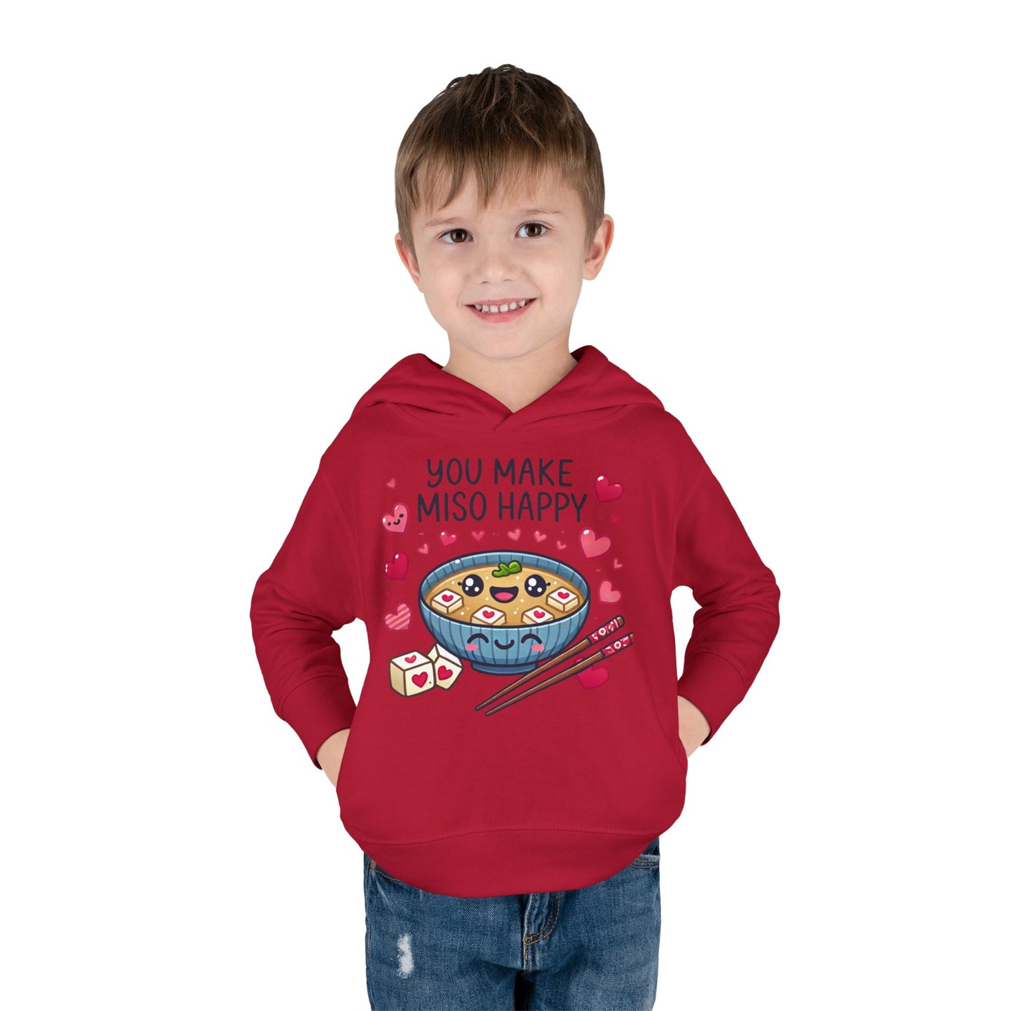 "You Make Miso Happy" Toddler Hoodie