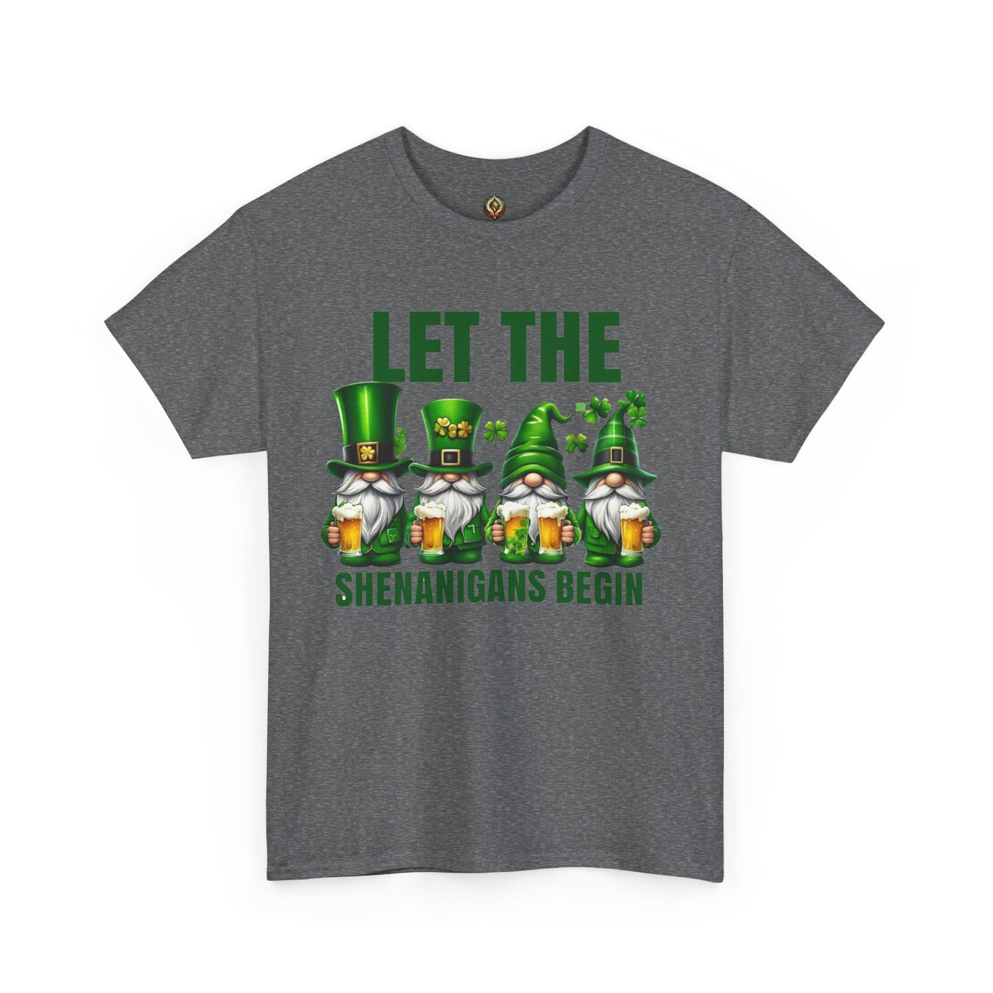 Let the Shenanigans Begin 🍀 Leprechaun Gnome St. Patrick’s Day Unisex Tee