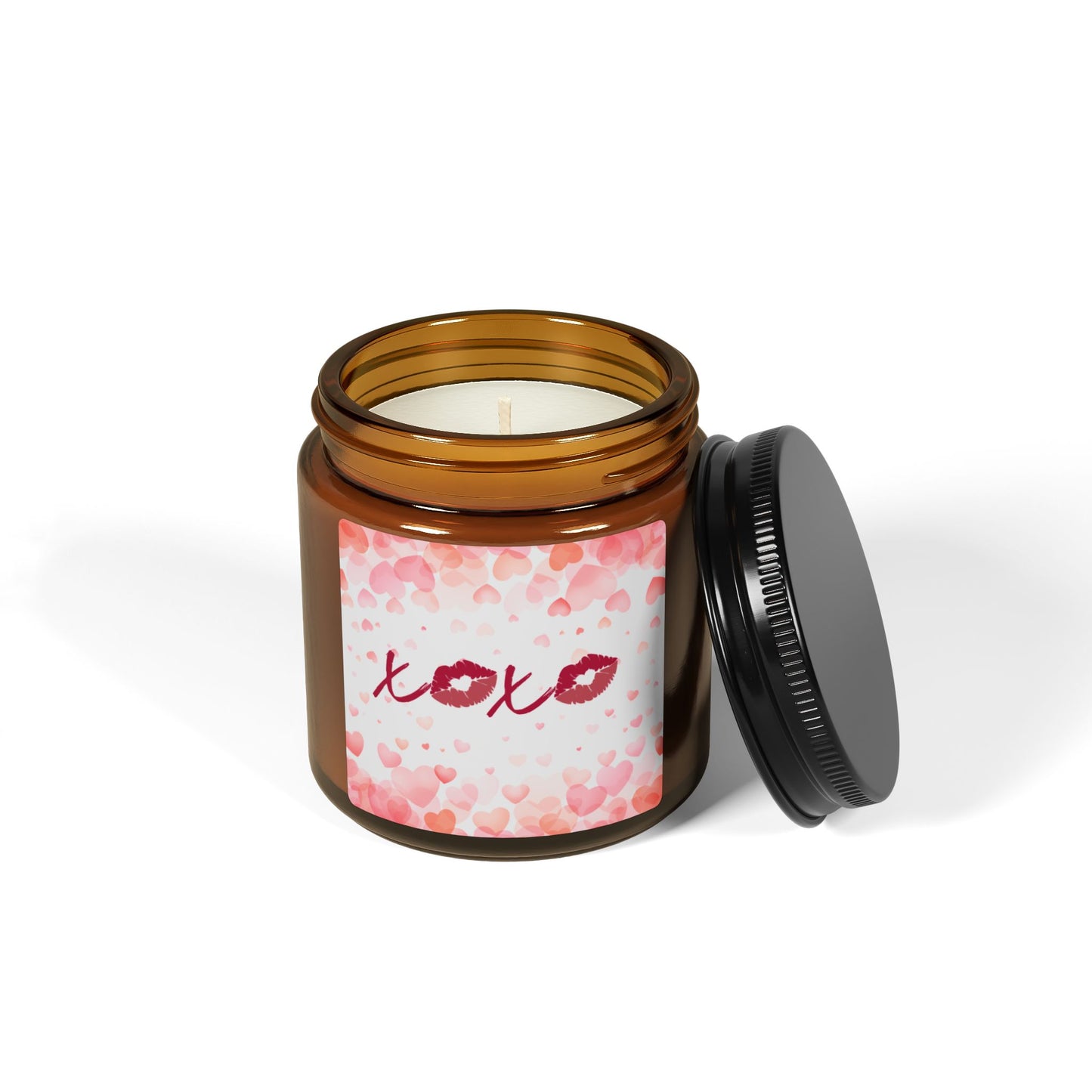 "XOXO" Amber Jar Scented Candle