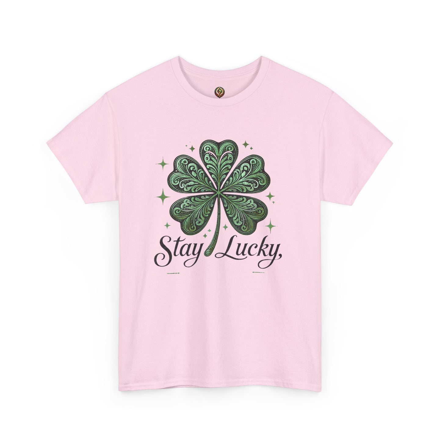Stay Lucky π Unisex Heavy Cotton Tee β Classic Fit, All-Day Comfort