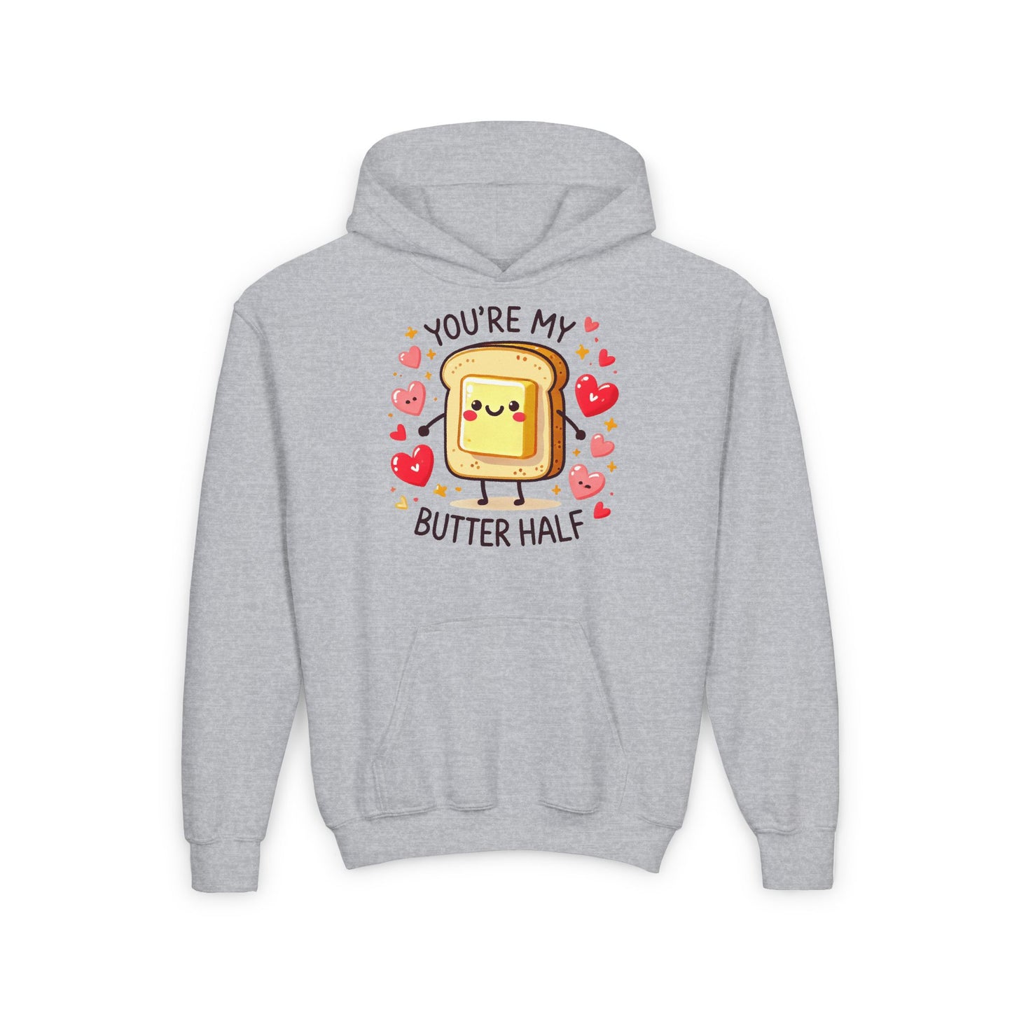 "You’re My Butter Half" Youth Hoodie