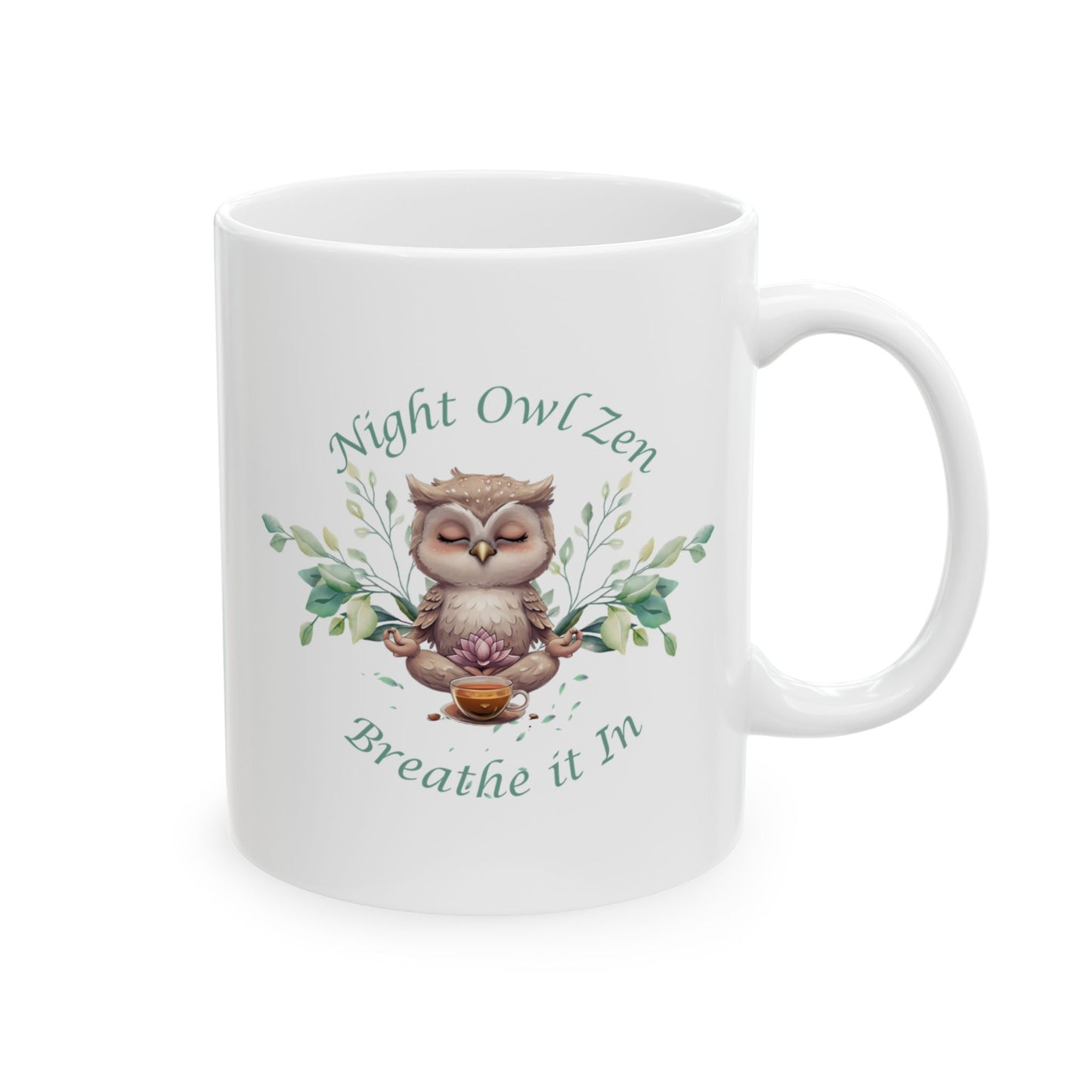 Night Owl Zen Mug, (11oz, 15oz)
