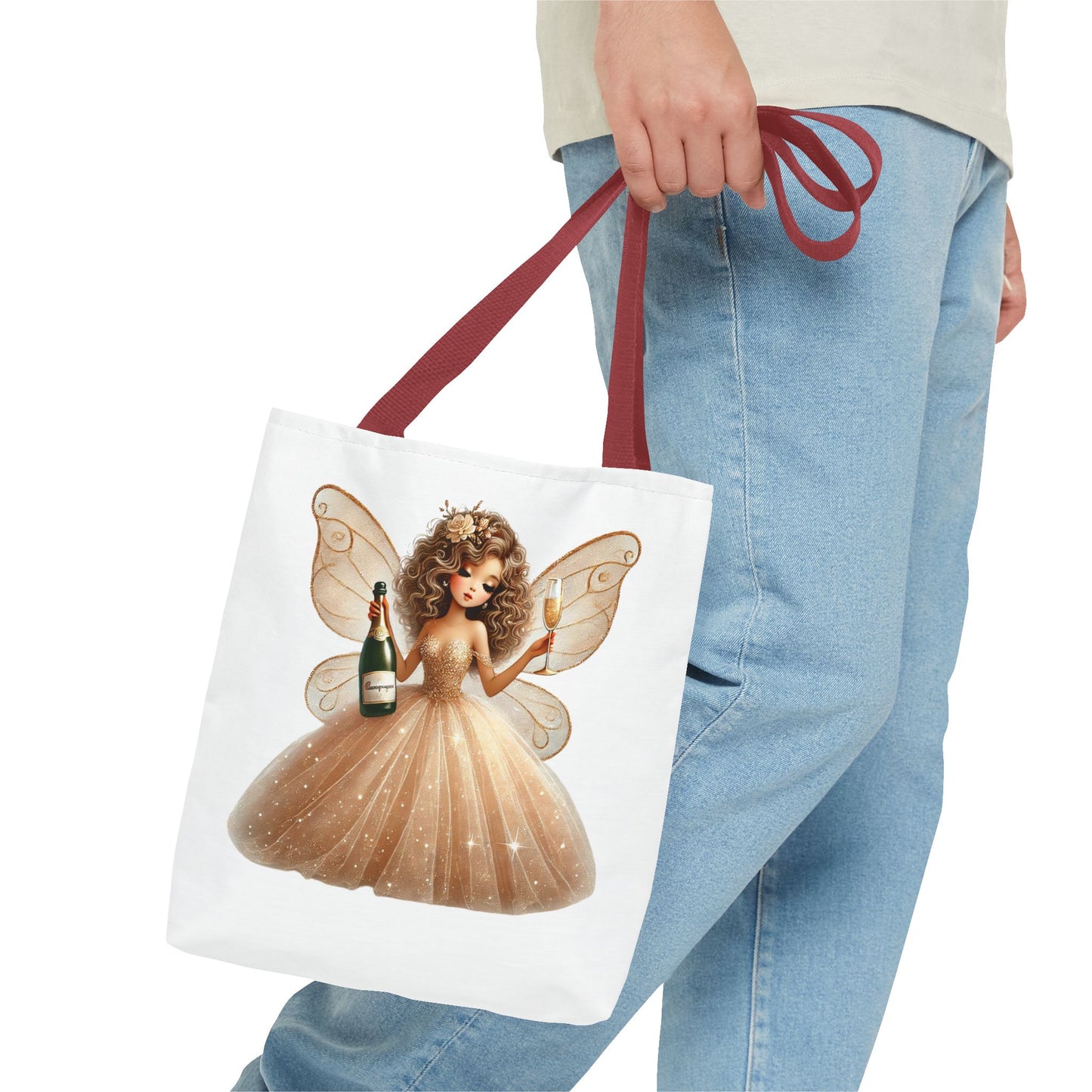 Golden Belle of Champagne Dreams – Luxe Tote Bag