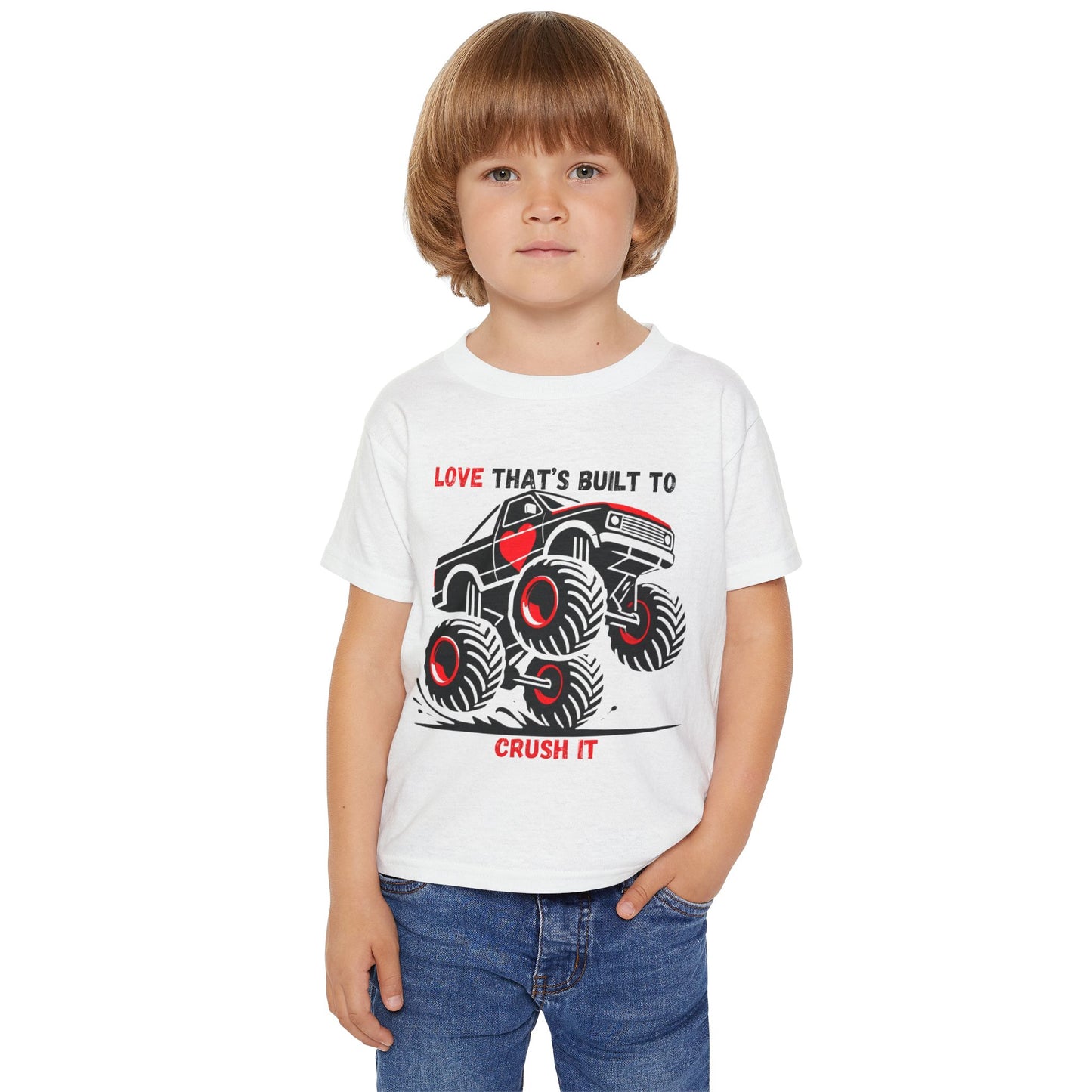 "Love That's Built to Crush It" Toddler T-Shirt