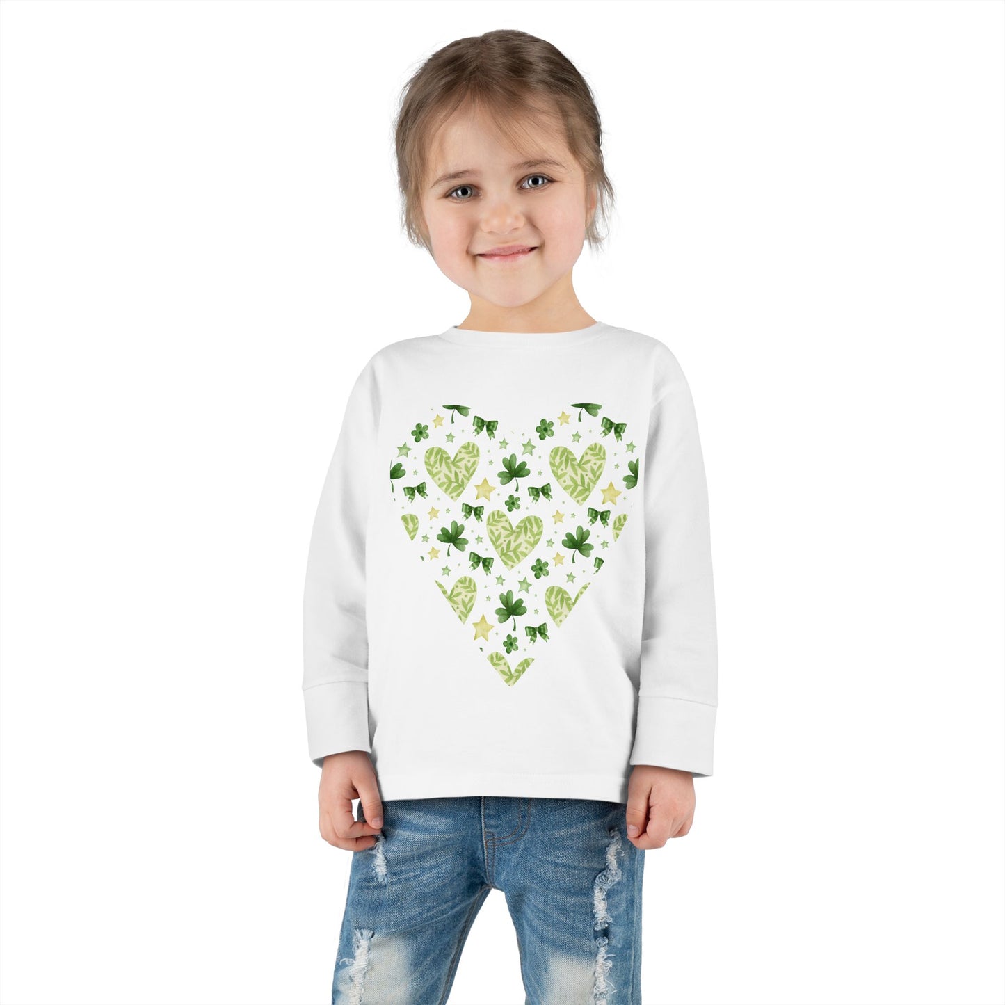 Lucky in Love 🍀 Toddler Long Sleeve Tee