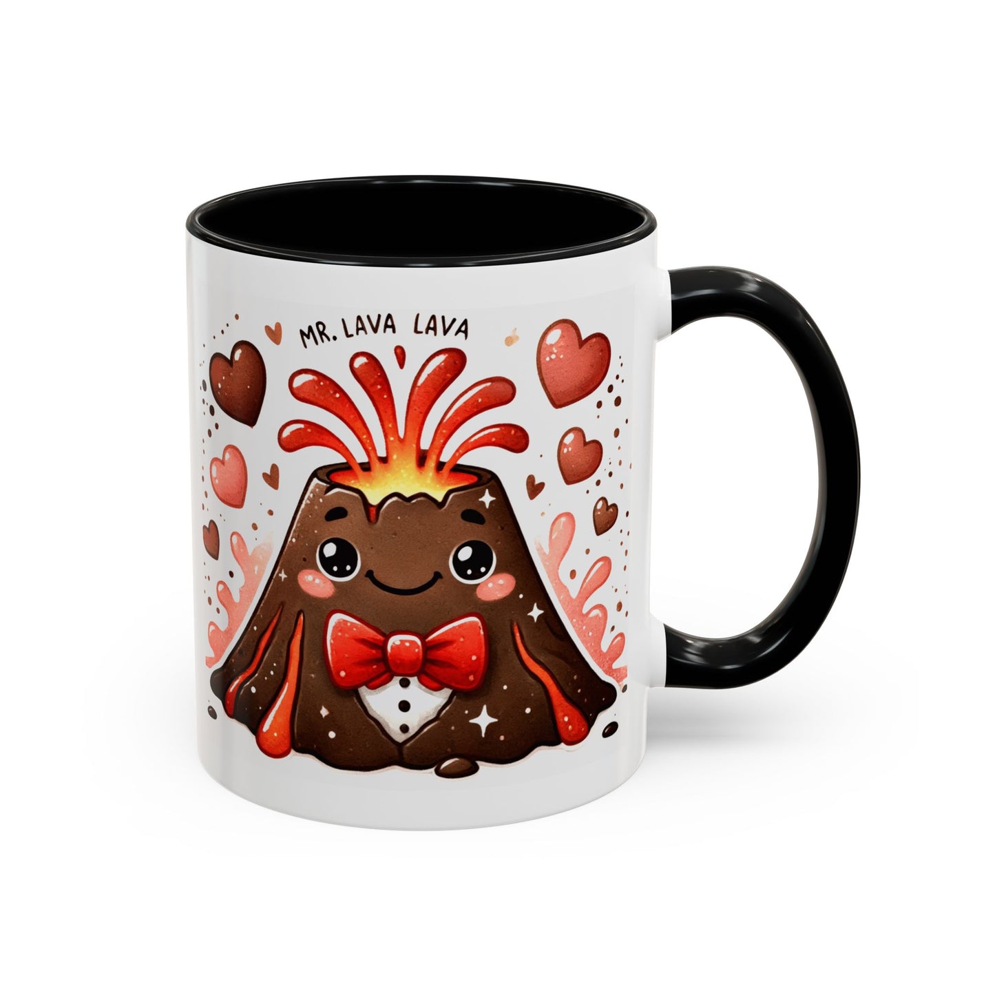 "Mr. Lava Lava in a Tux" Accent Mug (11oz, 15oz)