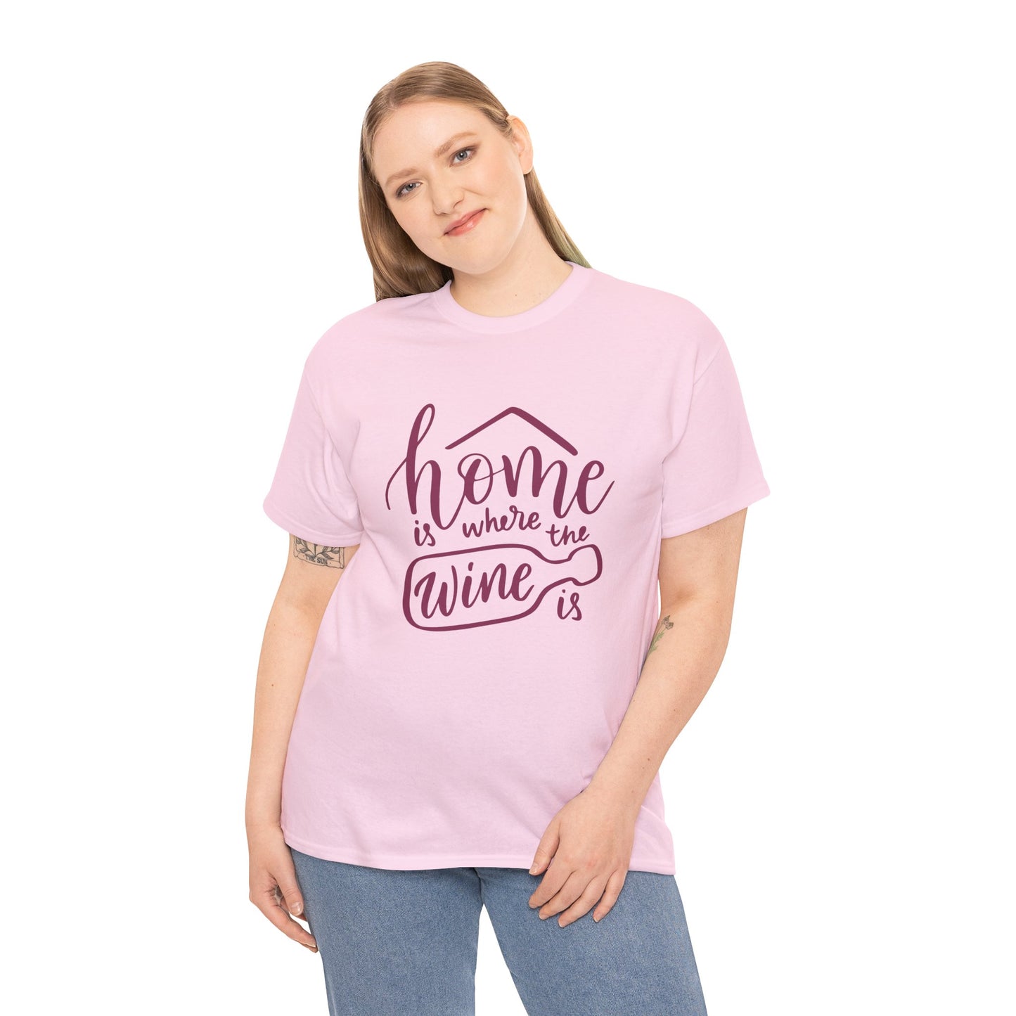"Home Is Where the Wine Is" Unisex Tee