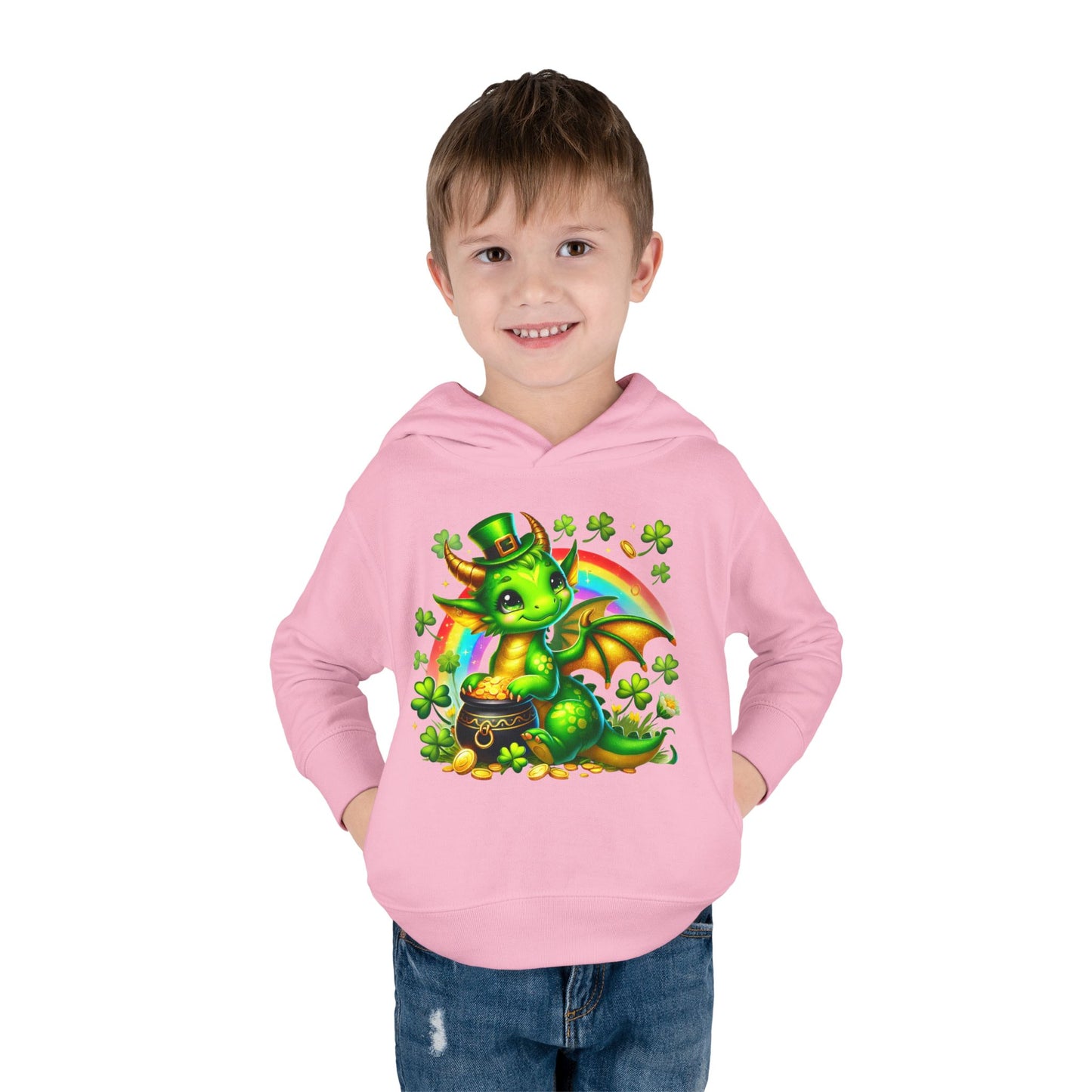 Lucky Little Dragon 🍀 Toddler Pullover Hoodie