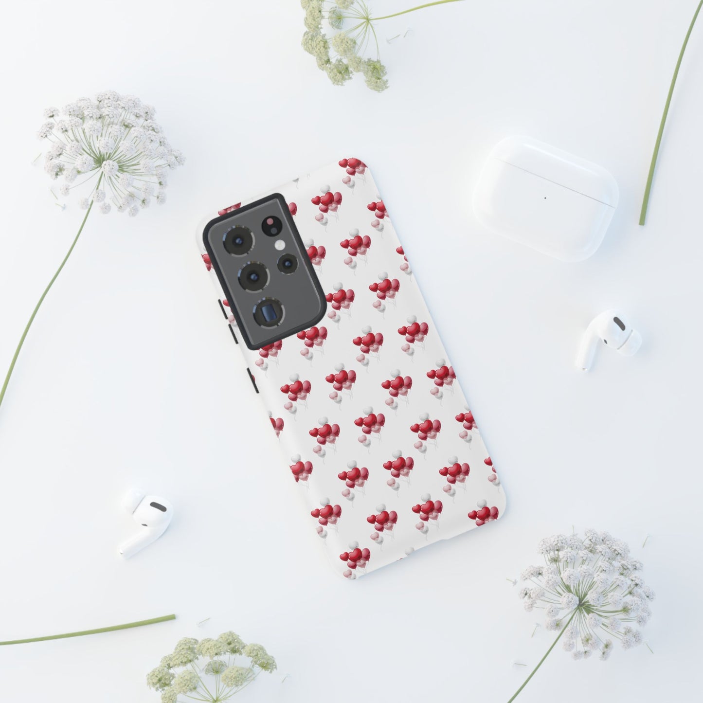 Floating Hearts Tough Phone Case