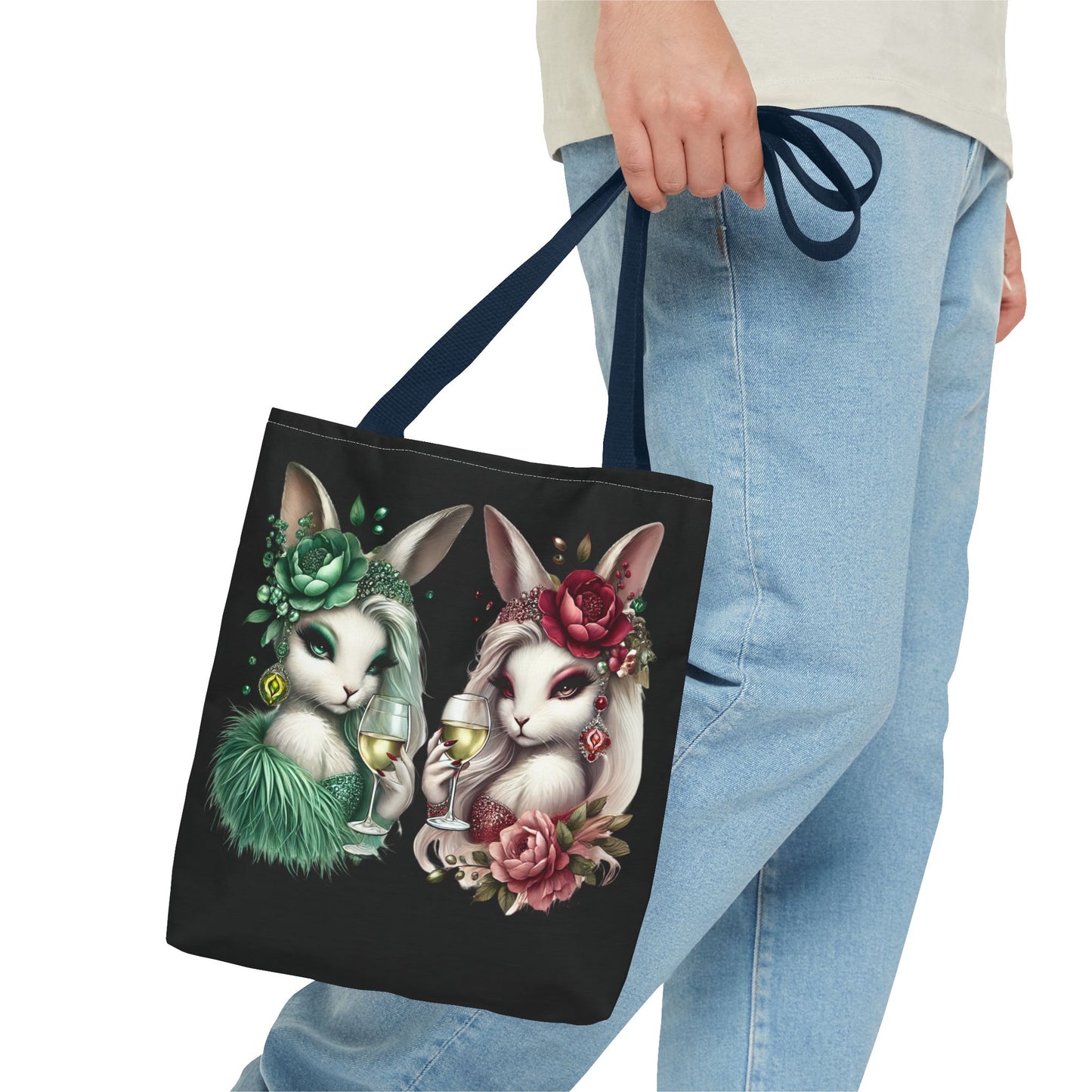 Vero Vino & Rosalie Rouge – Glam Bunny Tote Bag 🍷💅