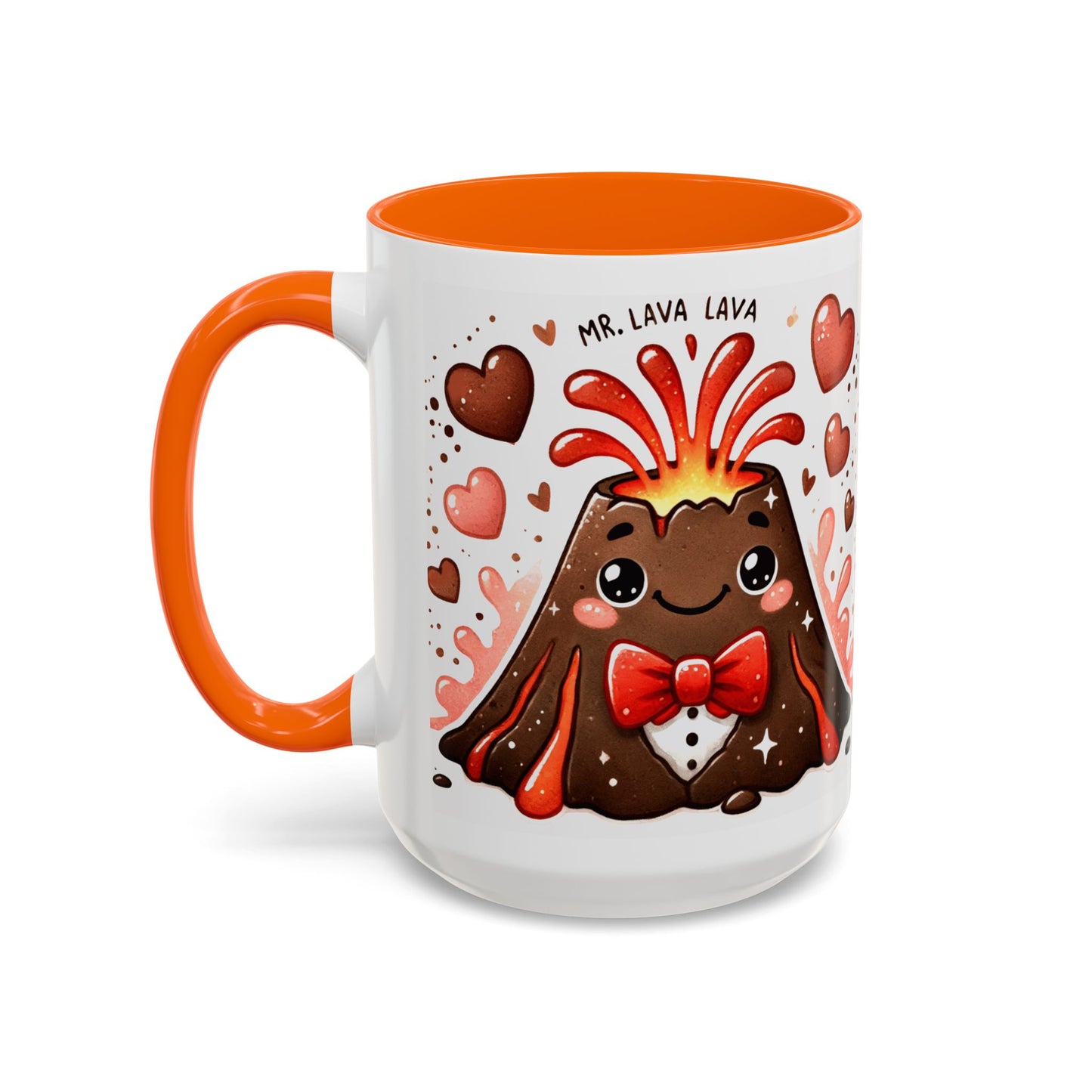 "Mr. Lava Lava in a Tux" Accent Mug (11oz, 15oz)