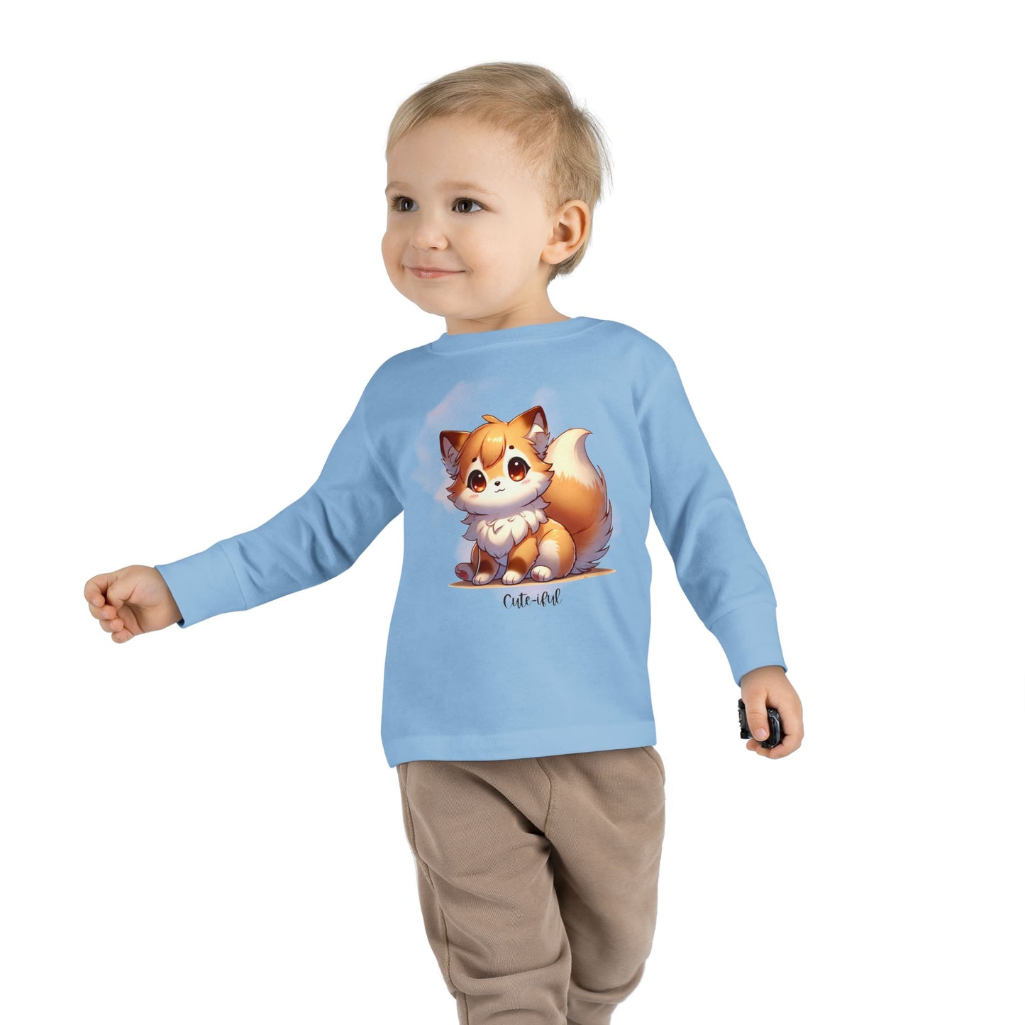 Cute-iful 🦊✨ Toddler Long Sleeve Tee