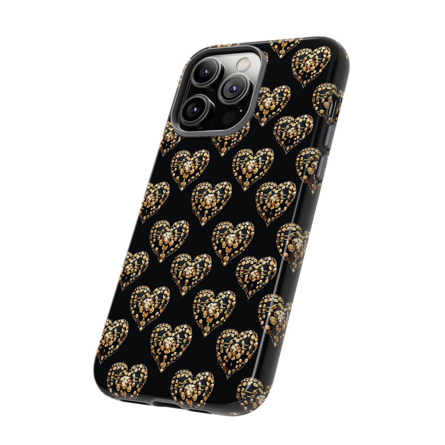 Golden Heart Luxe Phone Case