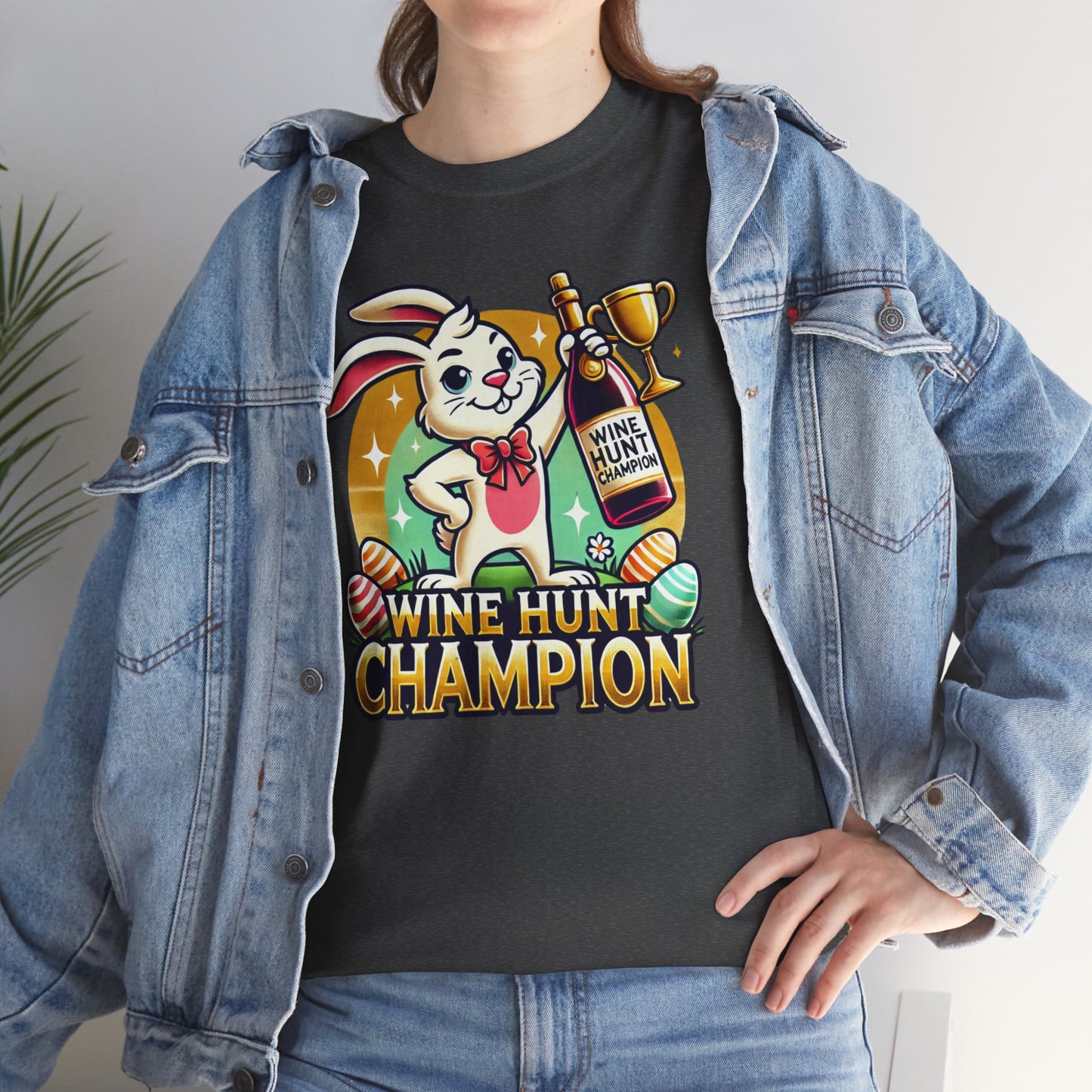 Wine Hunt Champion – Unisex Heavy Cotton Tee 🍷🏆