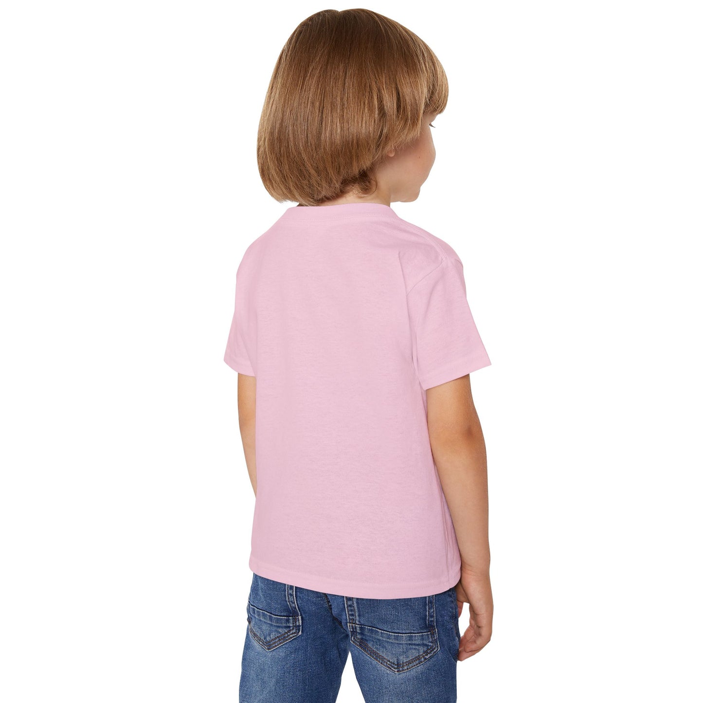 Purple Polka Dot Bunny – Heavy Cotton Toddler Tee 💜🐇