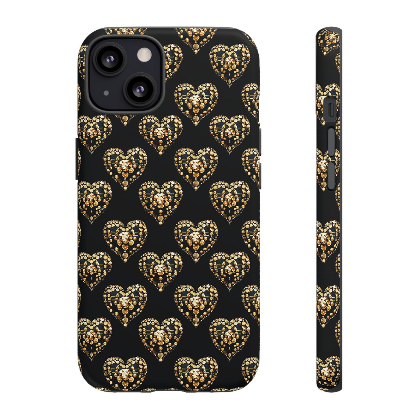 Golden Heart Luxe Phone Case