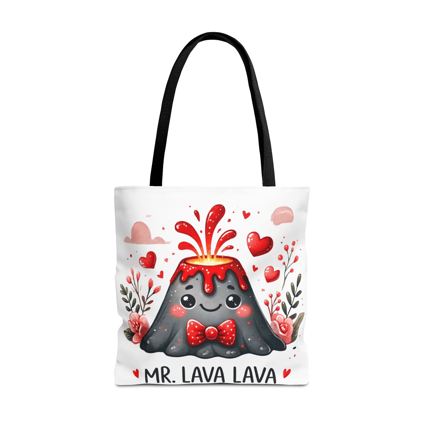 "Mr. Lava Lava Floral Charm" Tote Bag