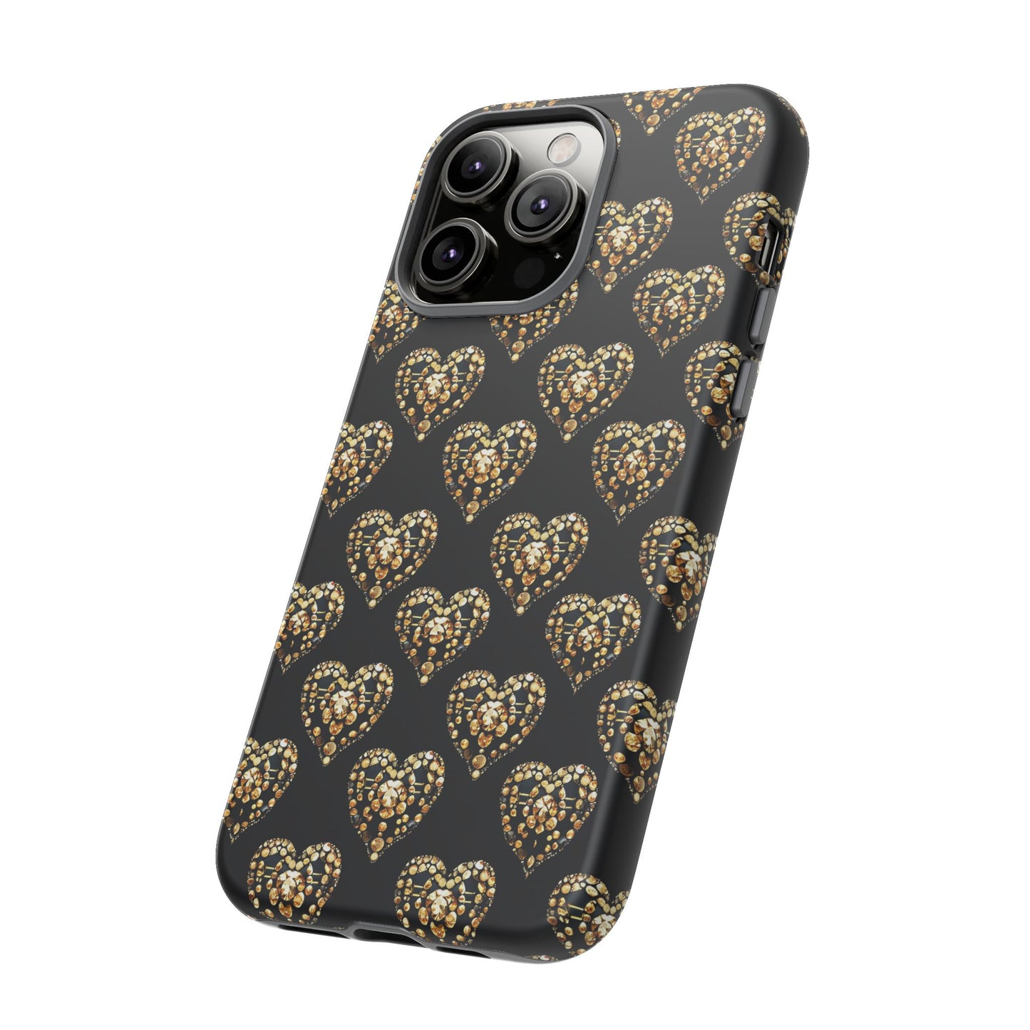 Golden Heart Luxe Phone Case
