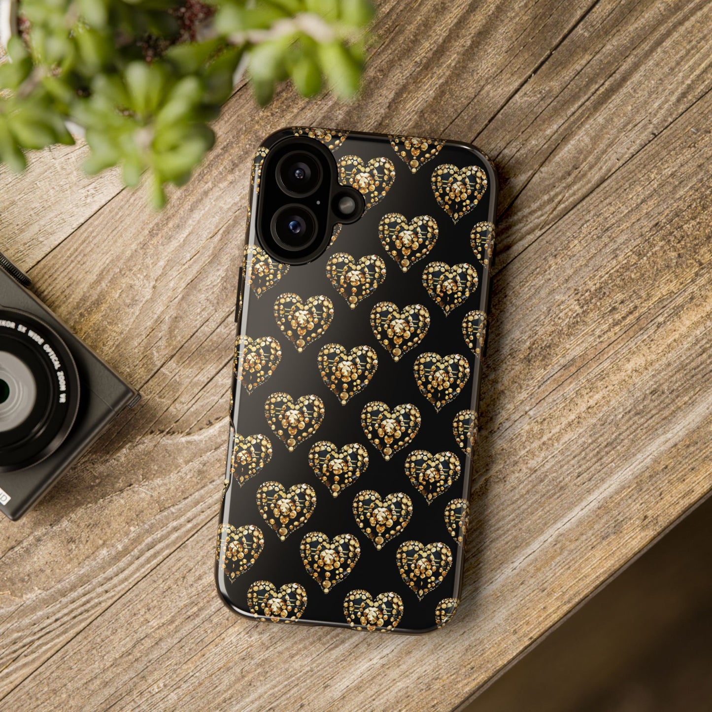 Golden Heart Luxe Phone Case