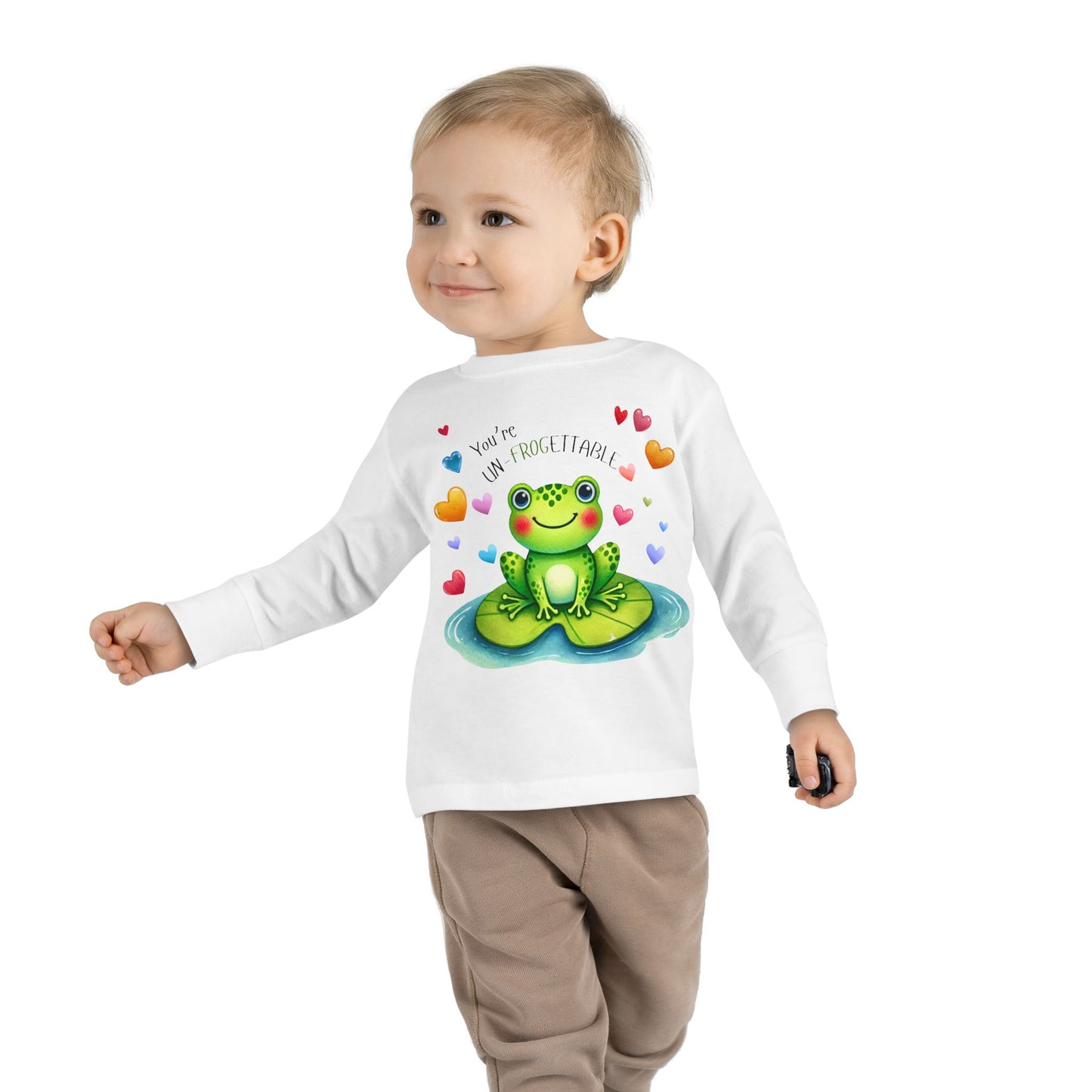 "Un-FROG-ettable" Toddler Long Sleeve Tee