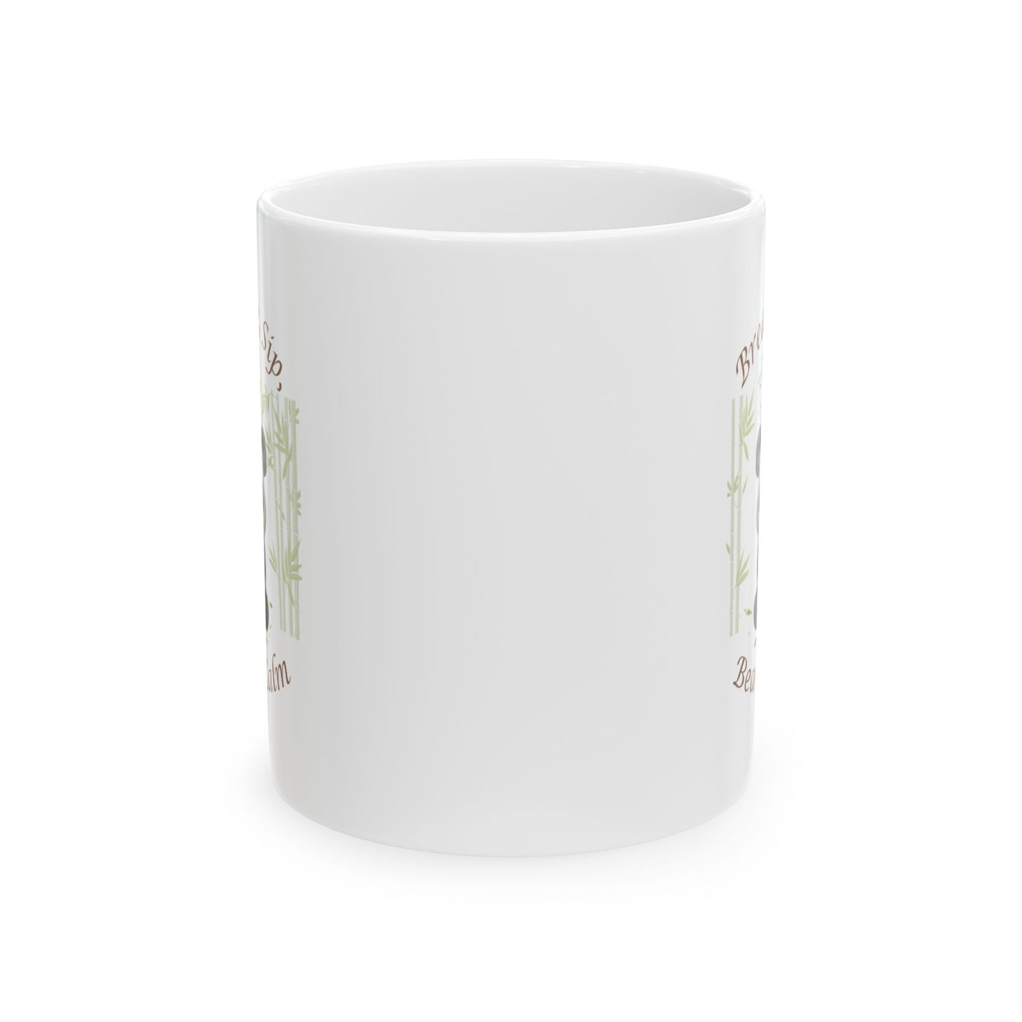 Beary Calm Panda Mug, (11oz, 15oz)