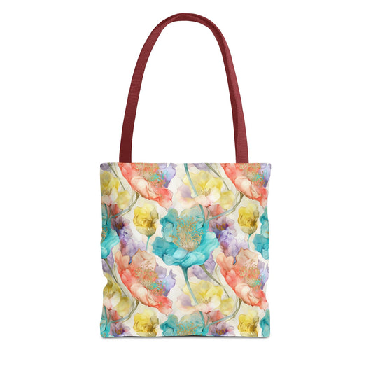 Watercolor Bloom 🌸 Artistic Tote Bag