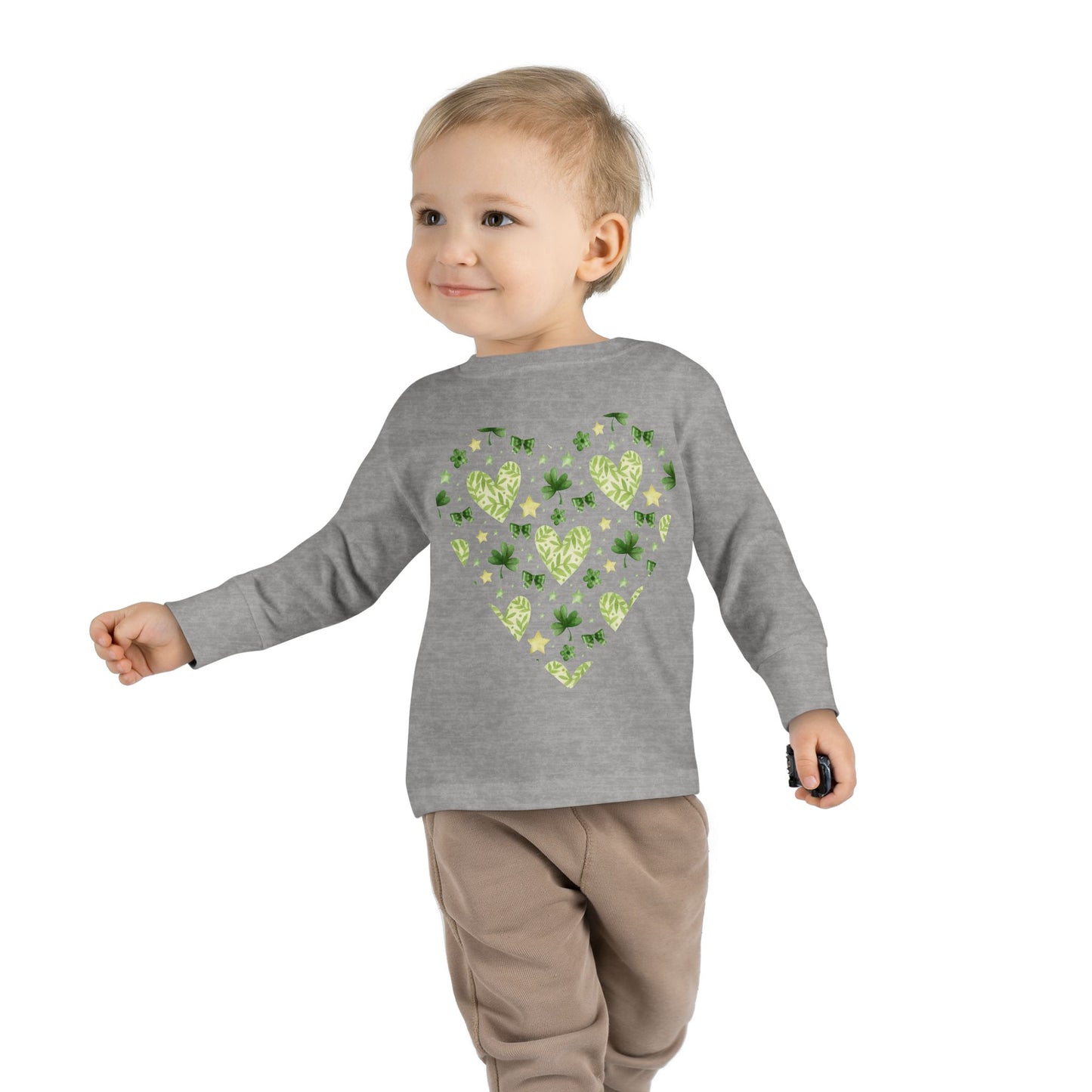 Lucky in Love 🍀 Toddler Long Sleeve Tee